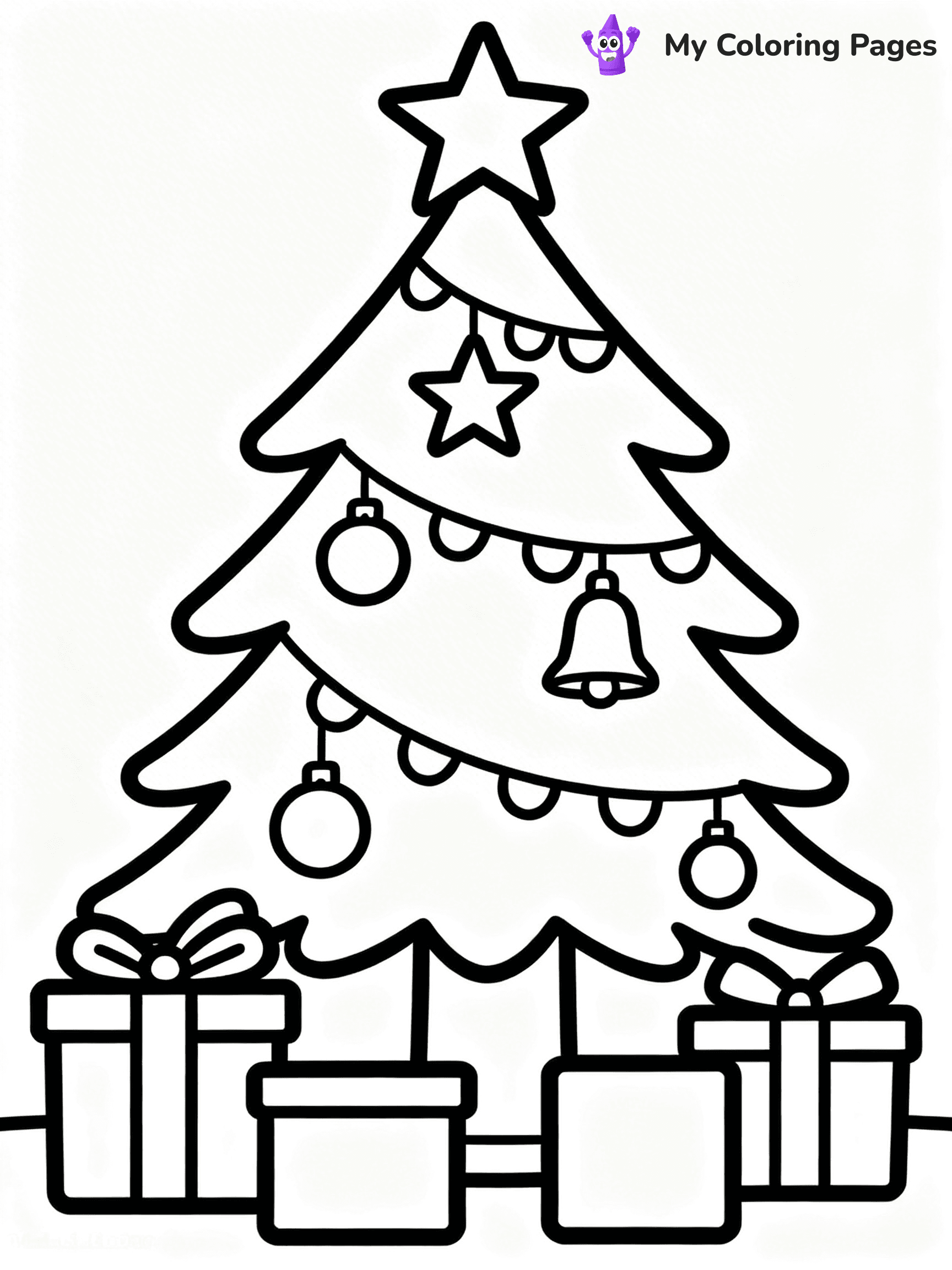 Christmas Countdown Coloring Pages - 1
