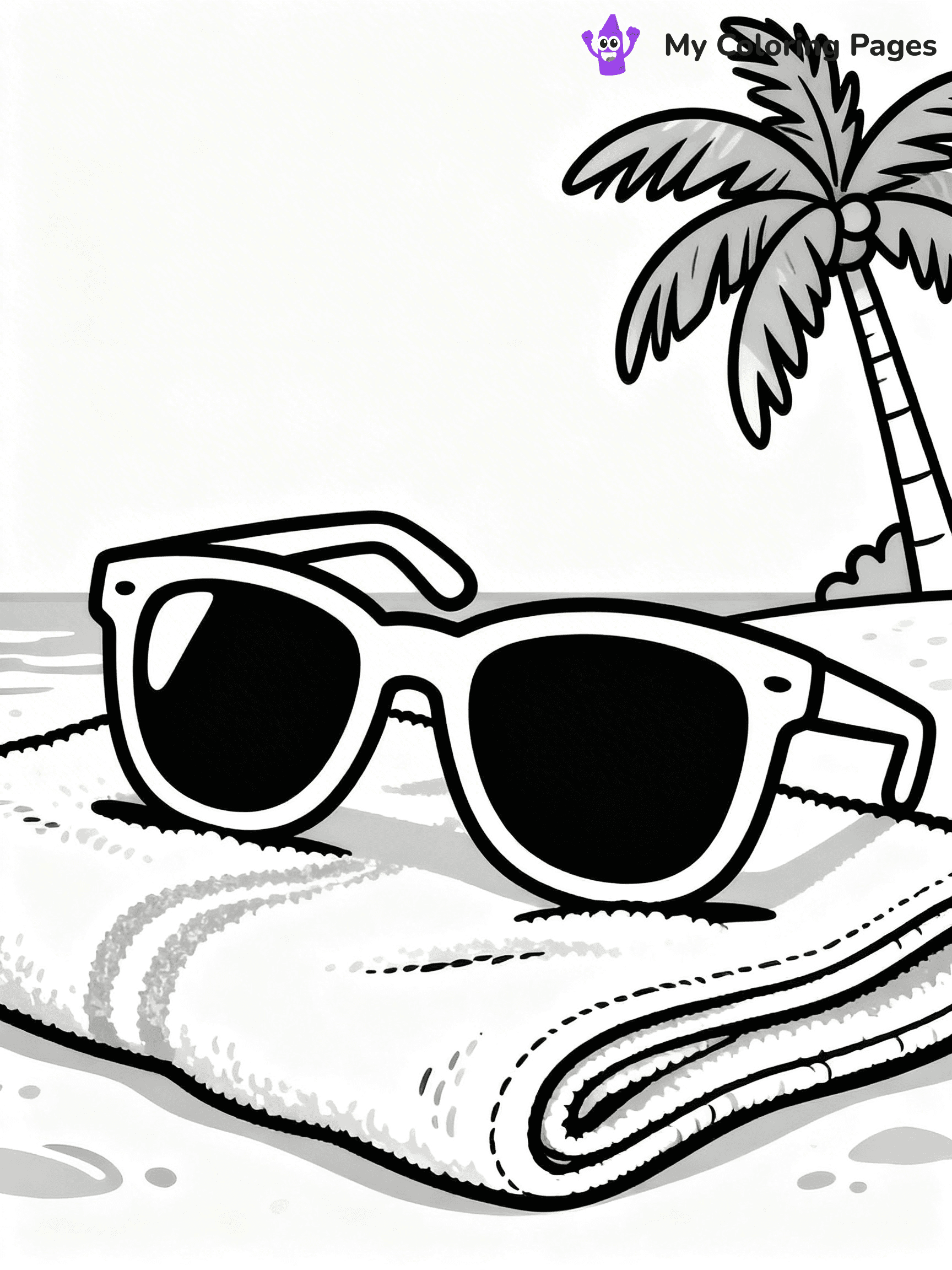 Glasses Coloring Pages - 49