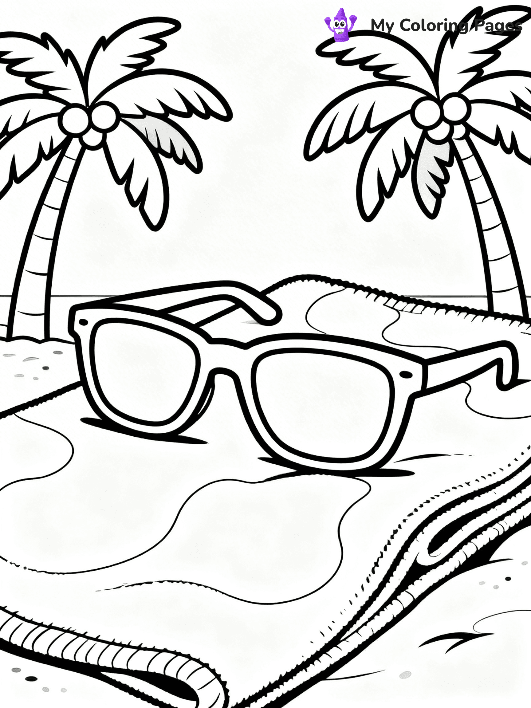 Glasses Coloring Pages - 46