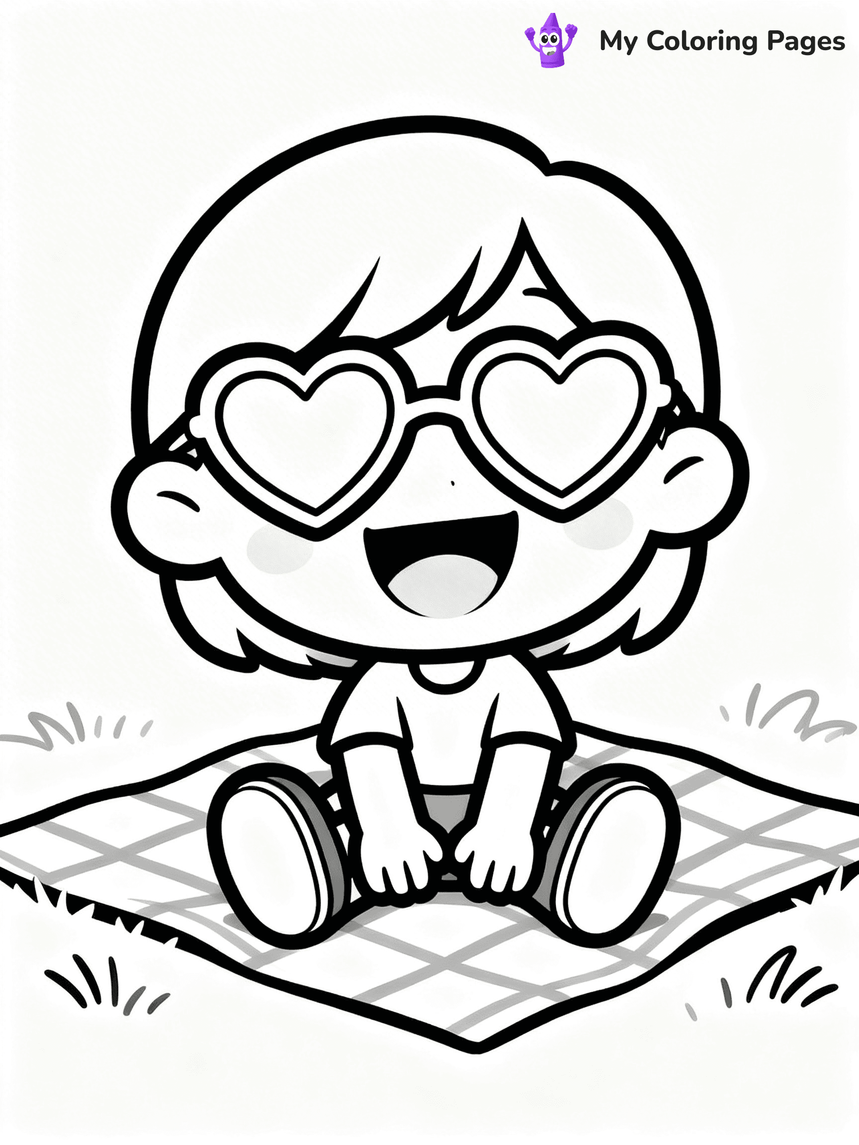 Glasses Coloring Pages - 42