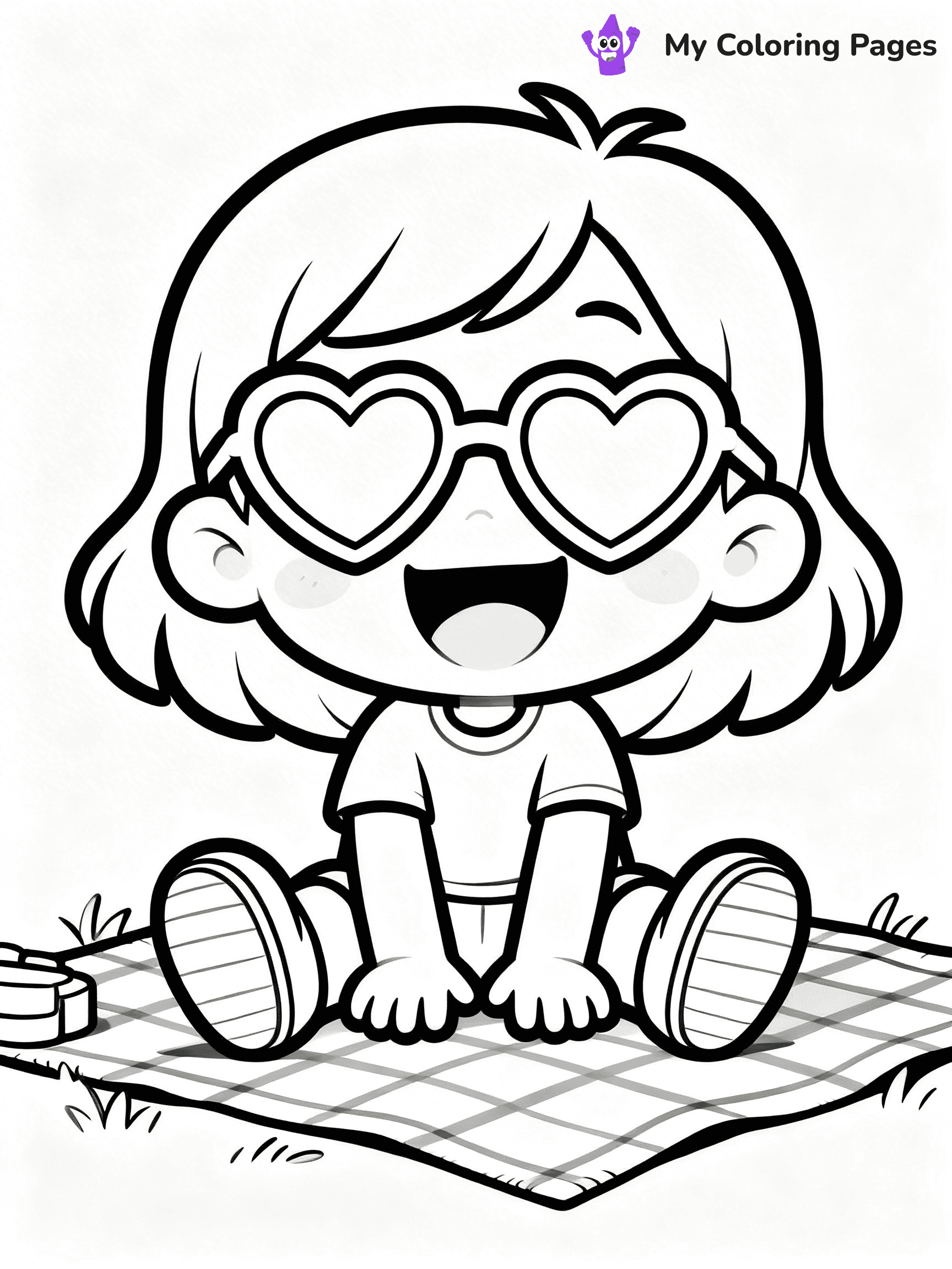 Glasses Coloring Pages - 41