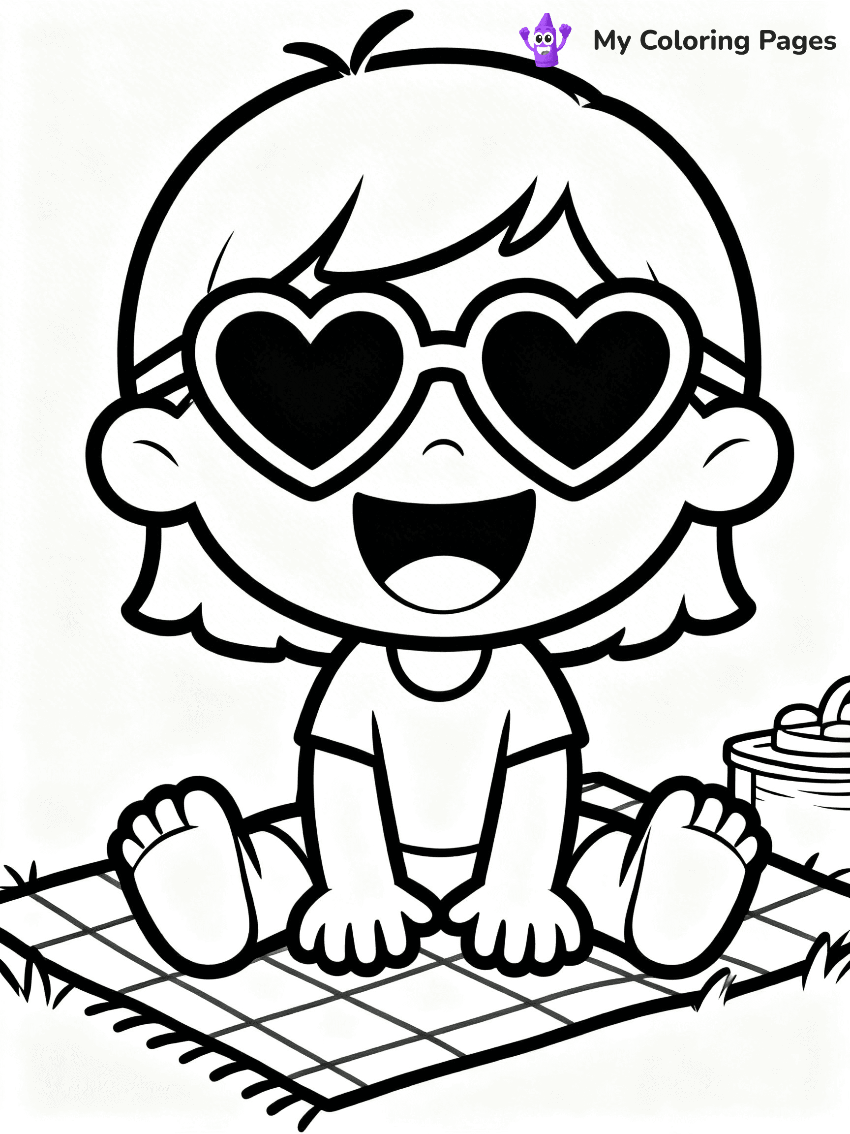 Glasses Coloring Pages - 39