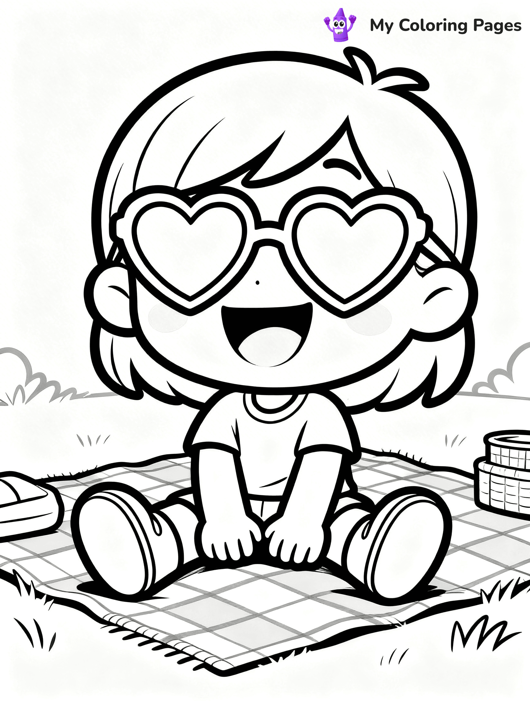Glasses Coloring Pages - 36
