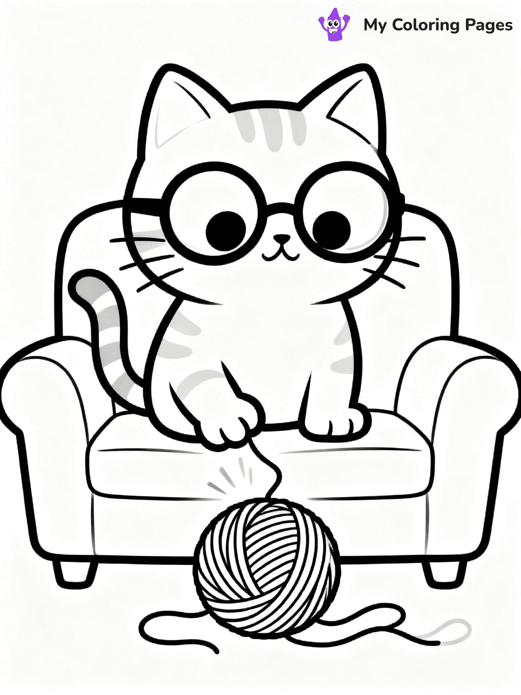 Glasses Coloring Pages - 28