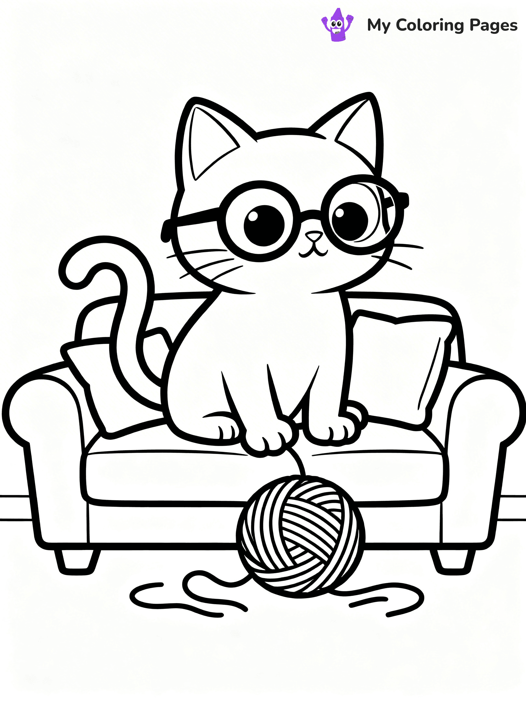 Glasses Coloring Pages - 27