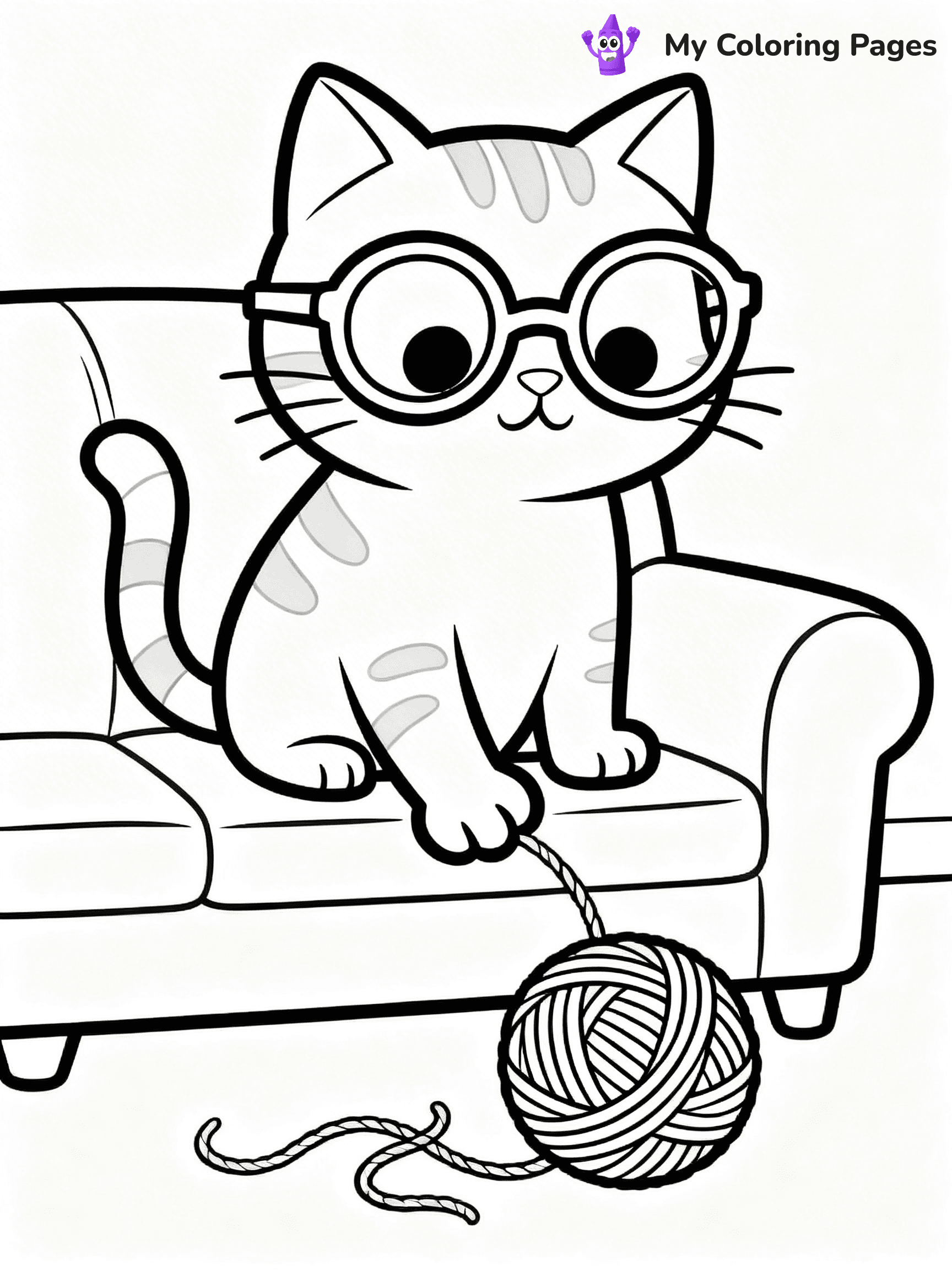 Glasses Coloring Pages - 26