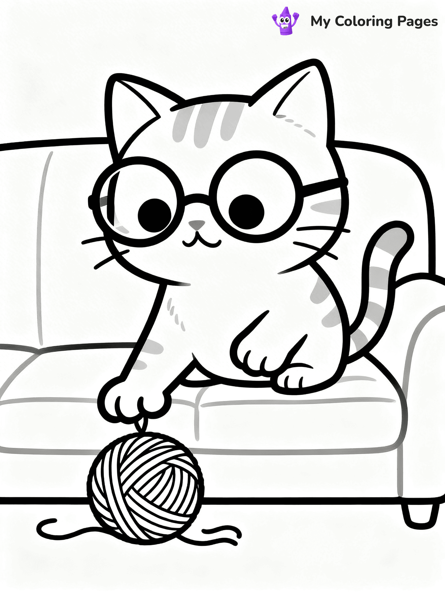 Glasses Coloring Pages - 24