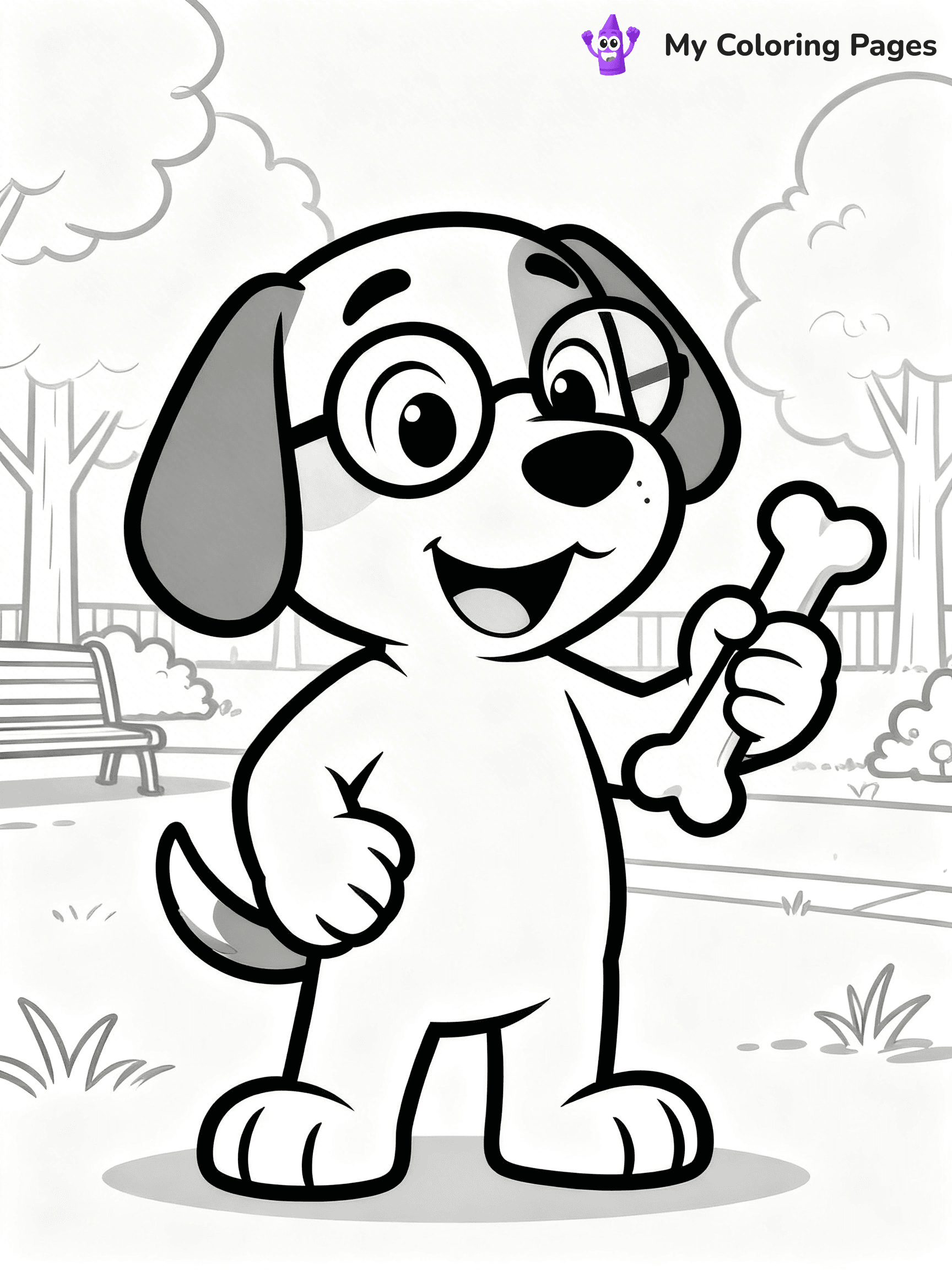 Glasses Coloring Pages - 23