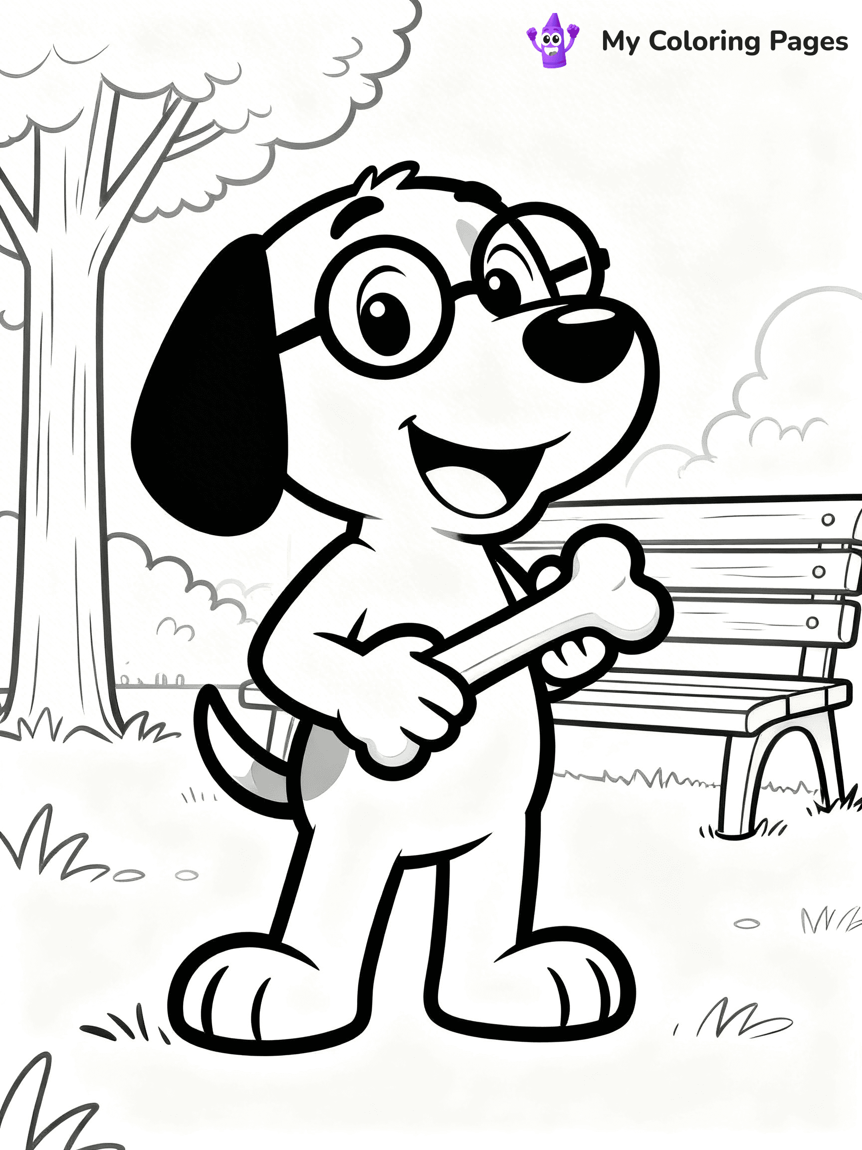 Glasses Coloring Pages - 22