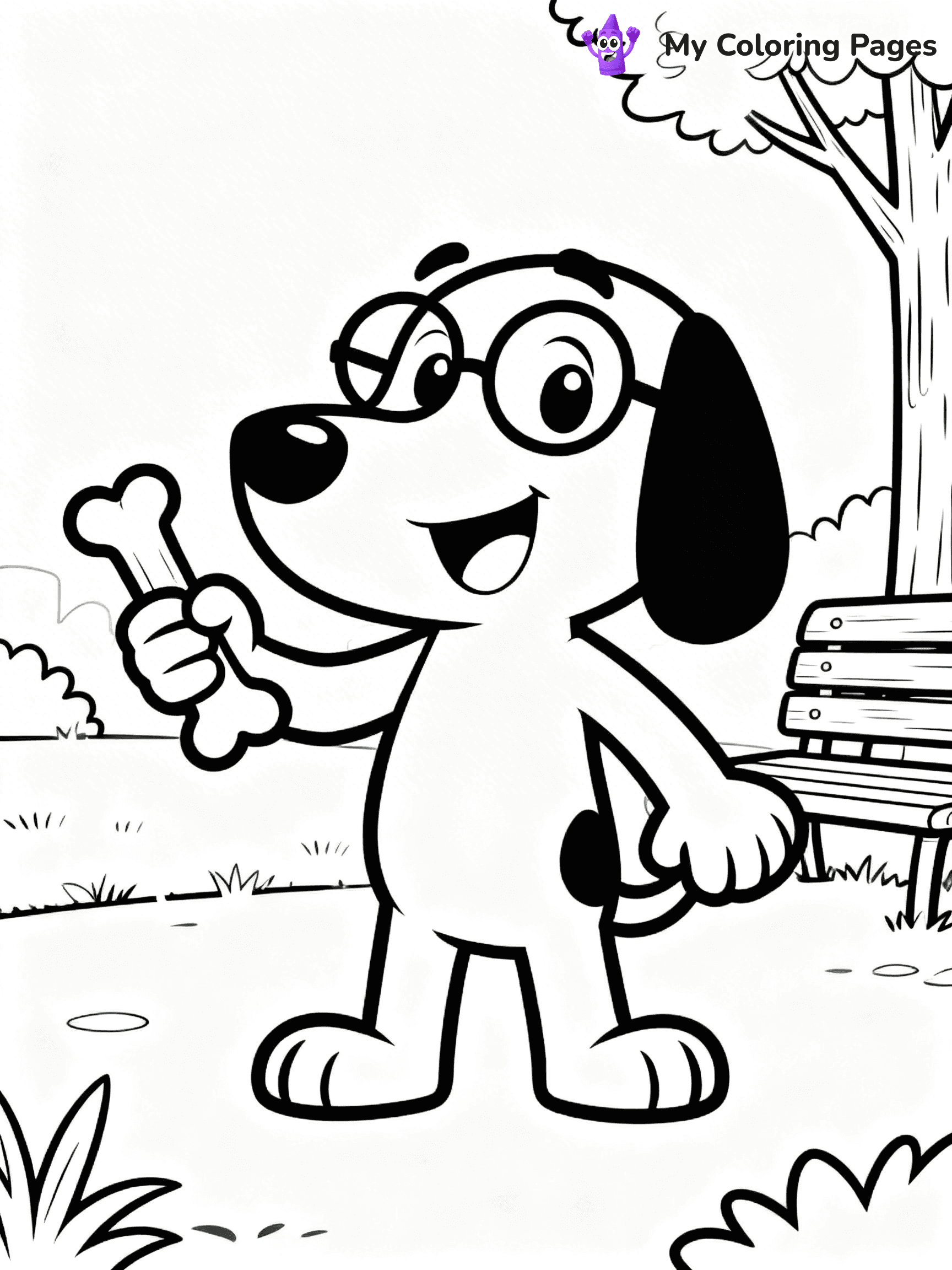 Glasses Coloring Pages - 21