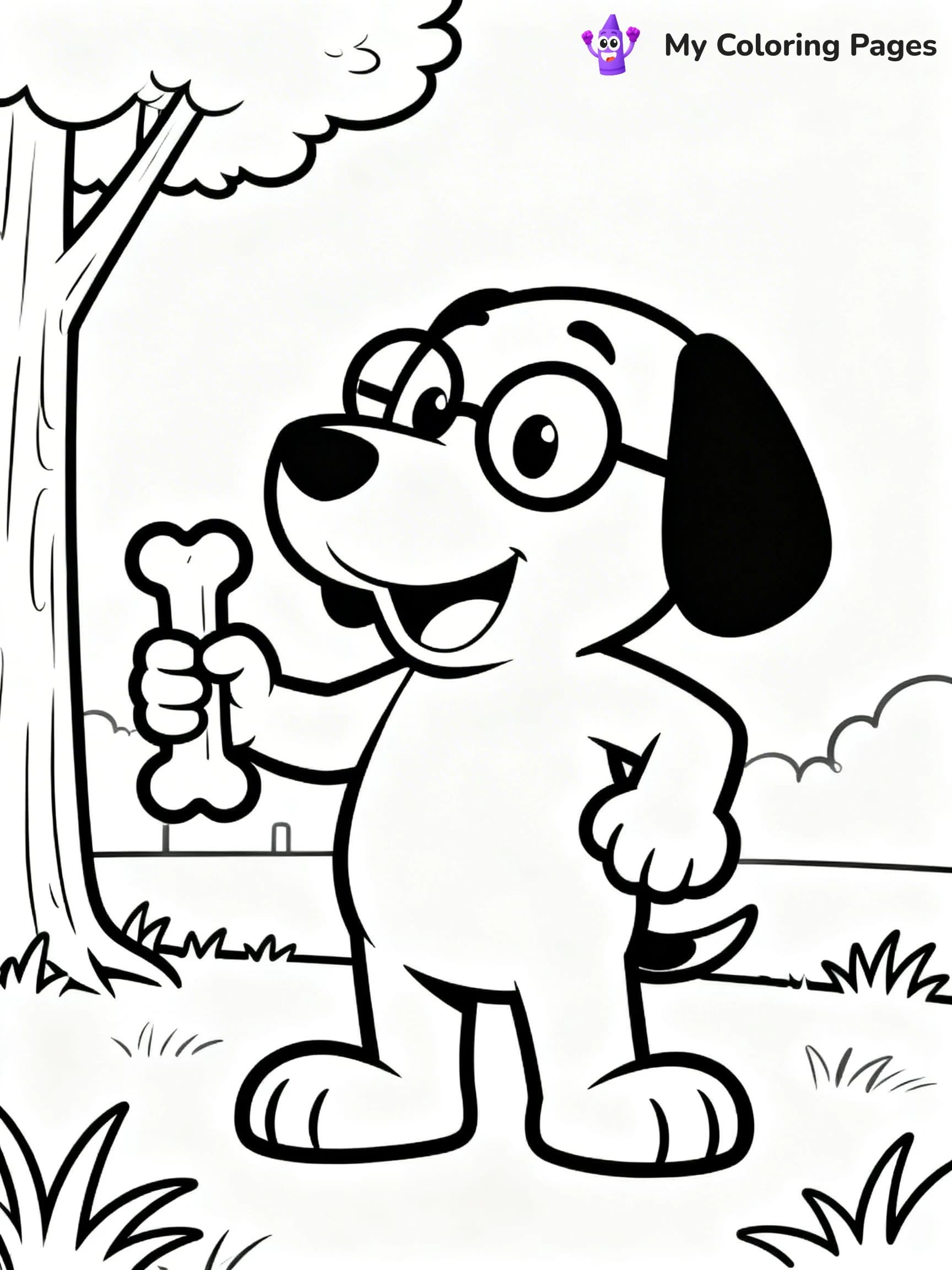 Glasses Coloring Pages - 20
