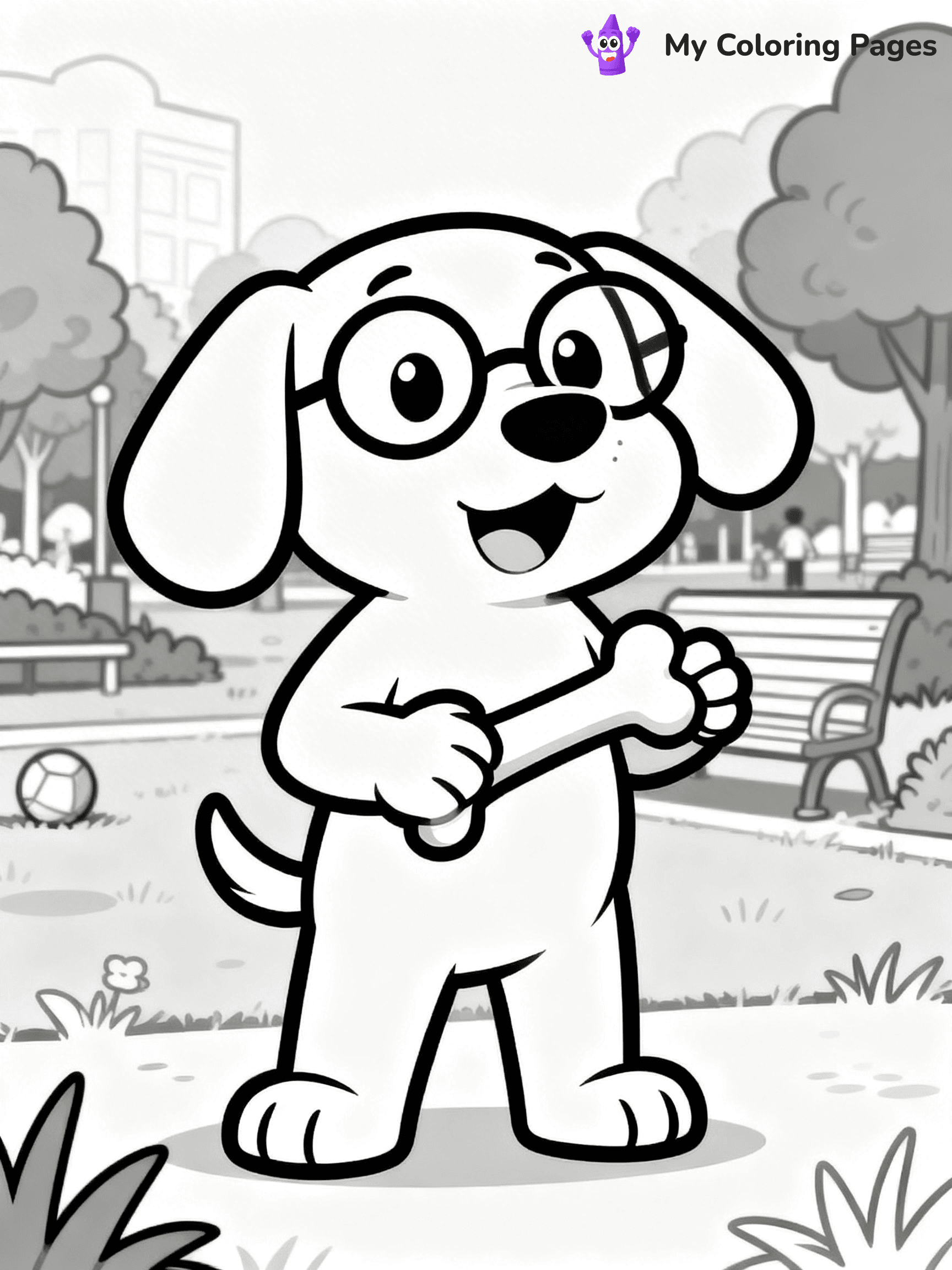 Glasses Coloring Pages - 19
