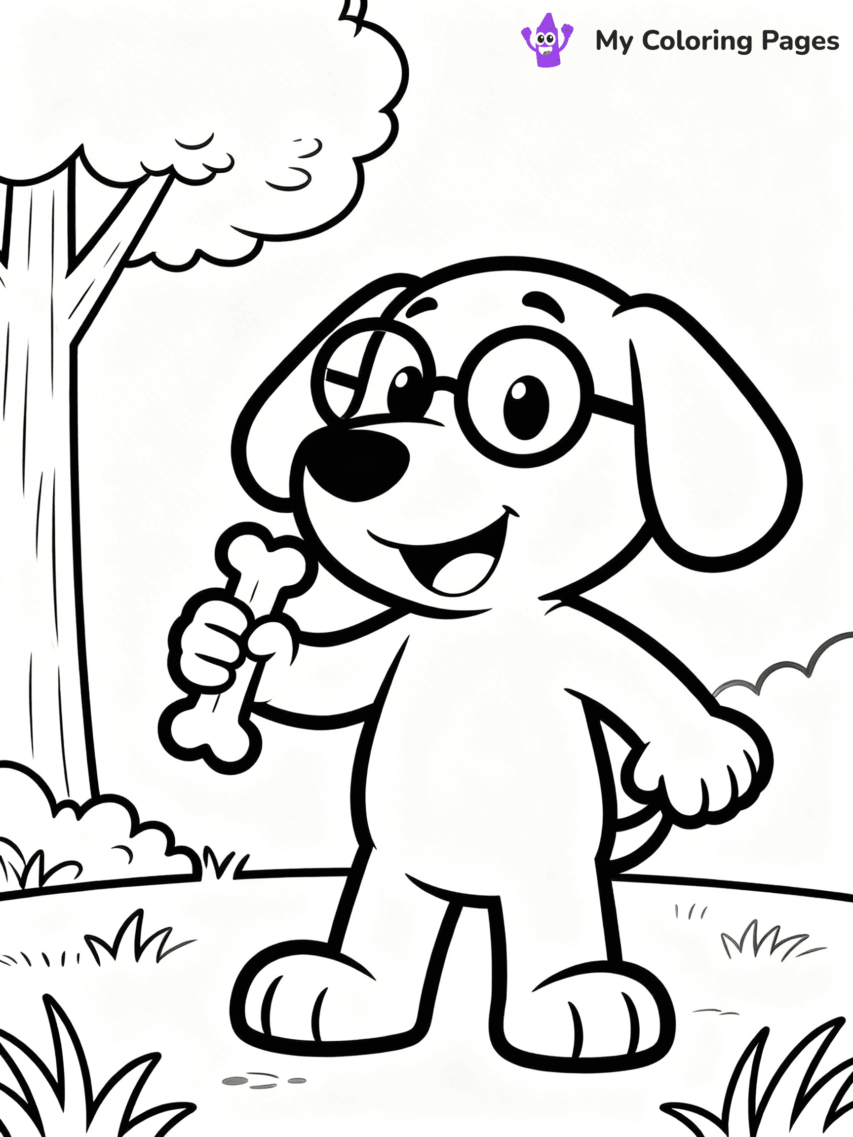 Glasses Coloring Pages - 18