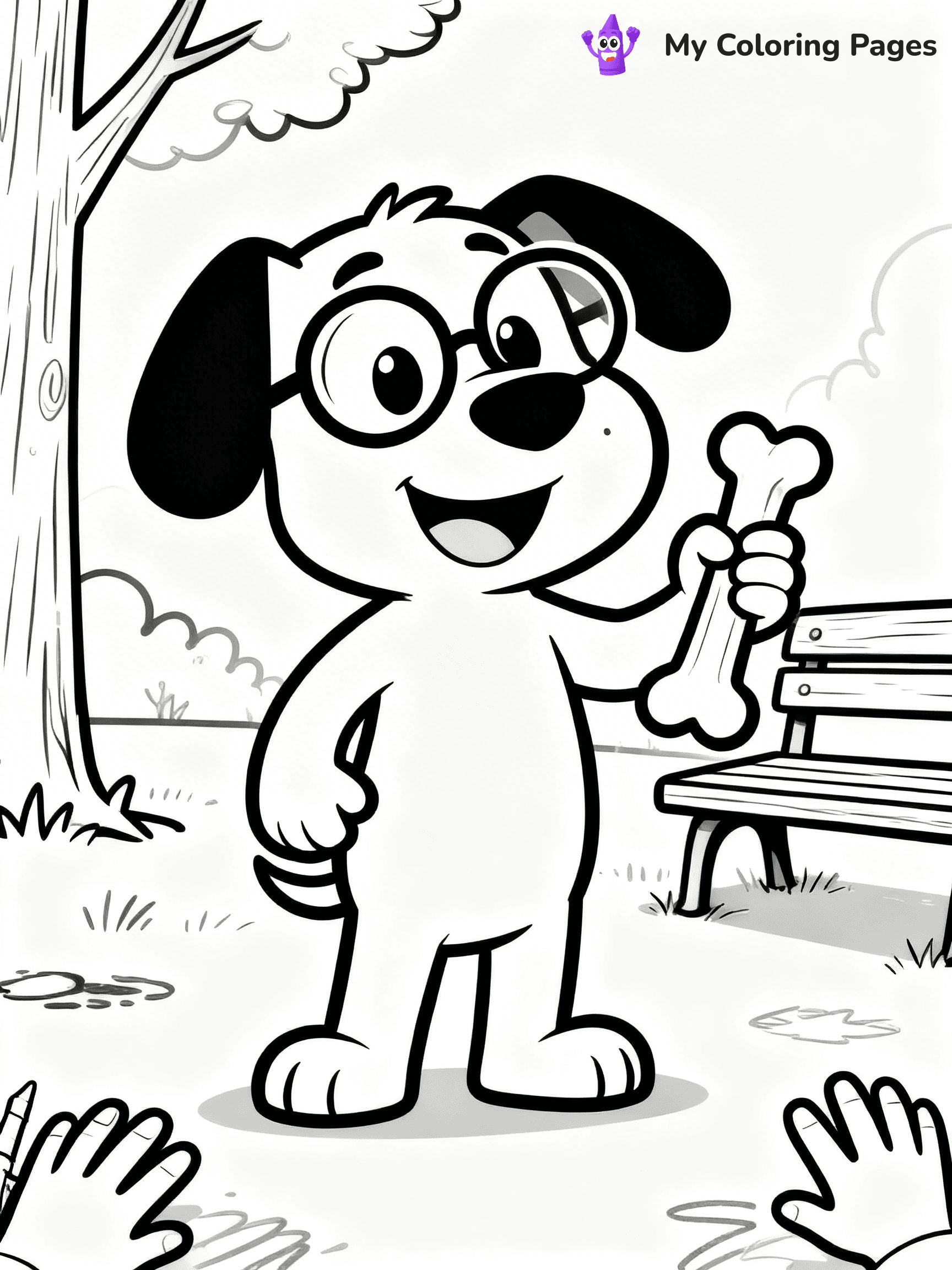 Glasses Coloring Pages - 17