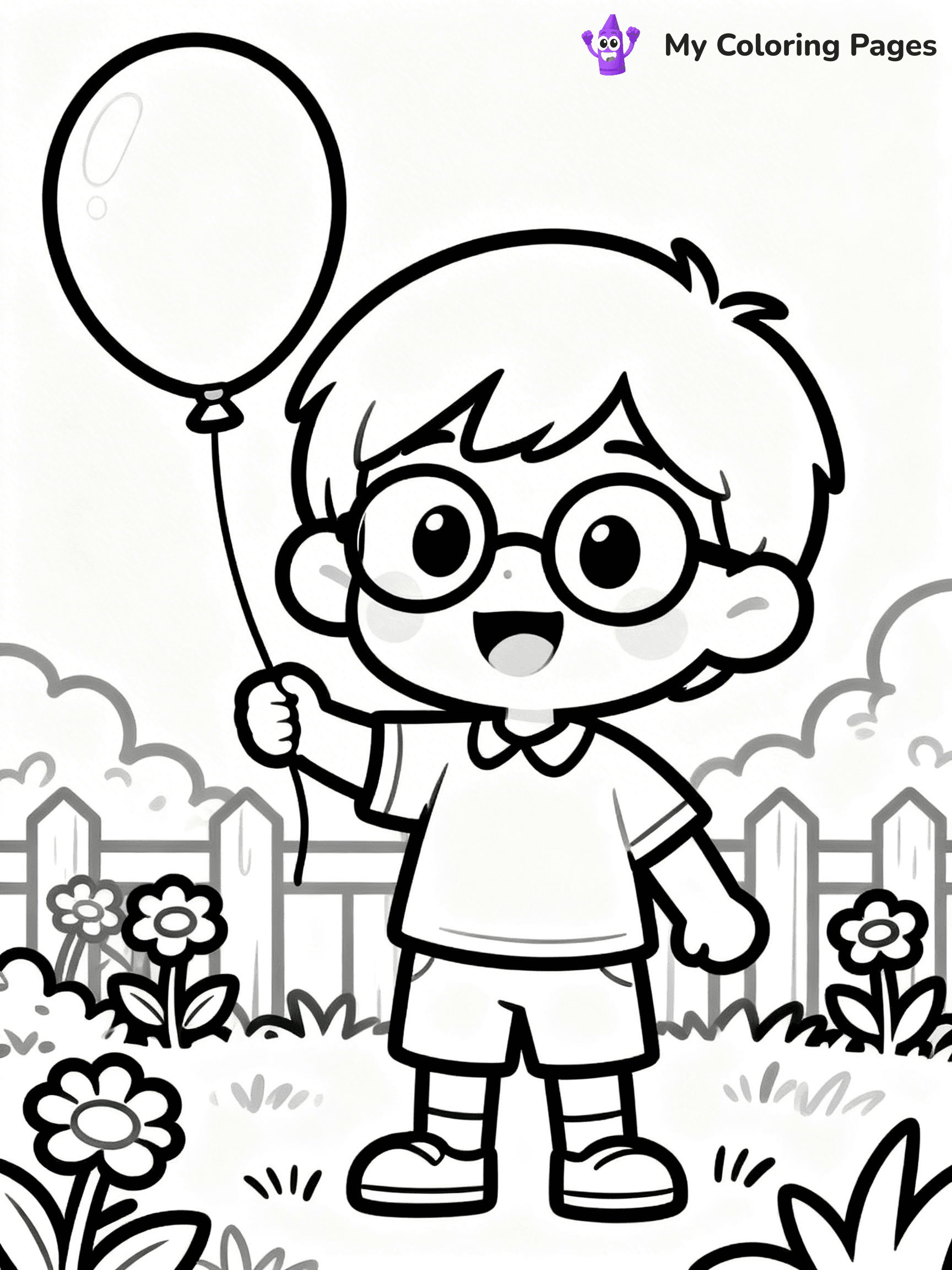 Glasses Coloring Pages - 14
