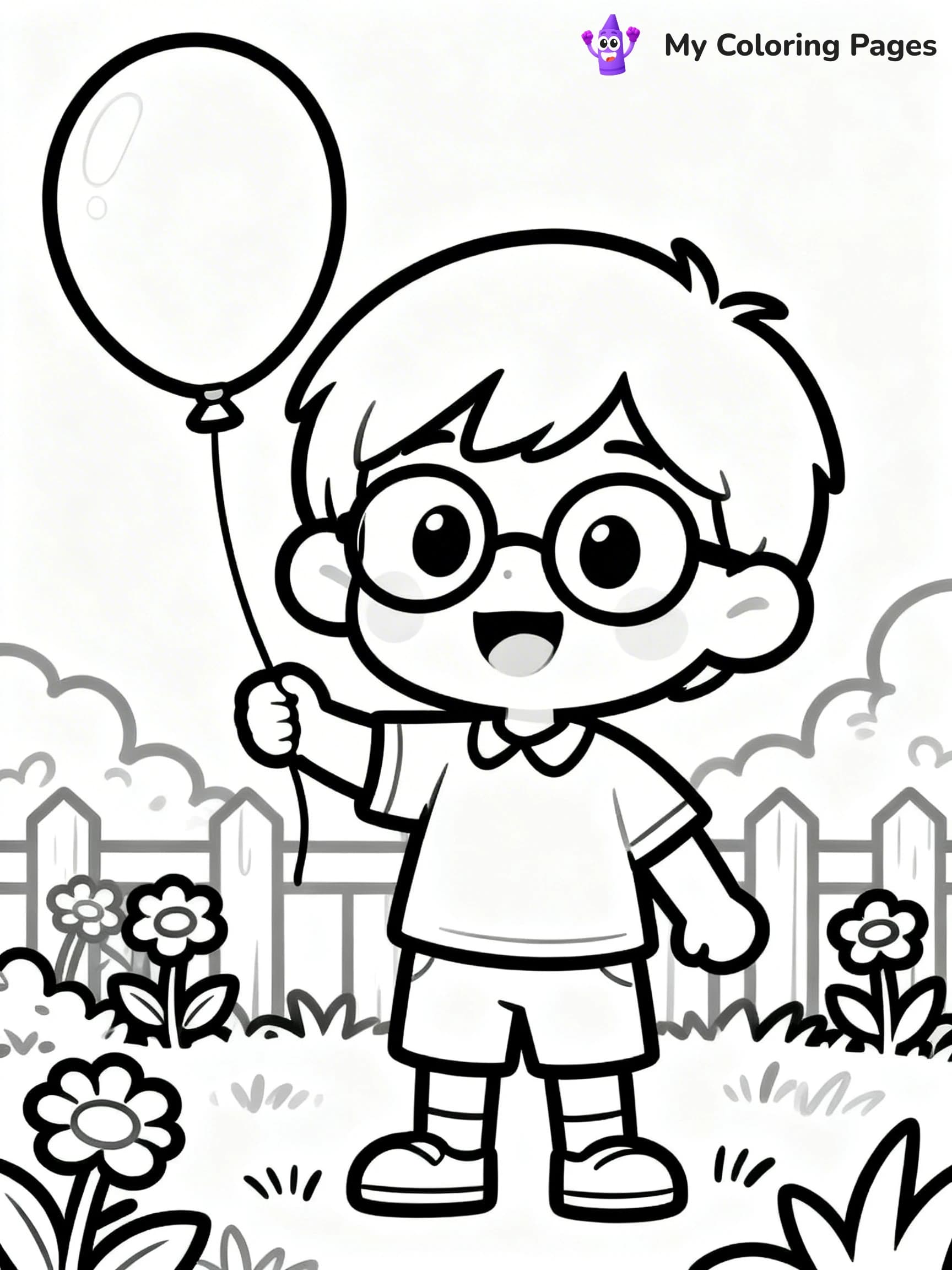 Glasses Coloring Pages - 14