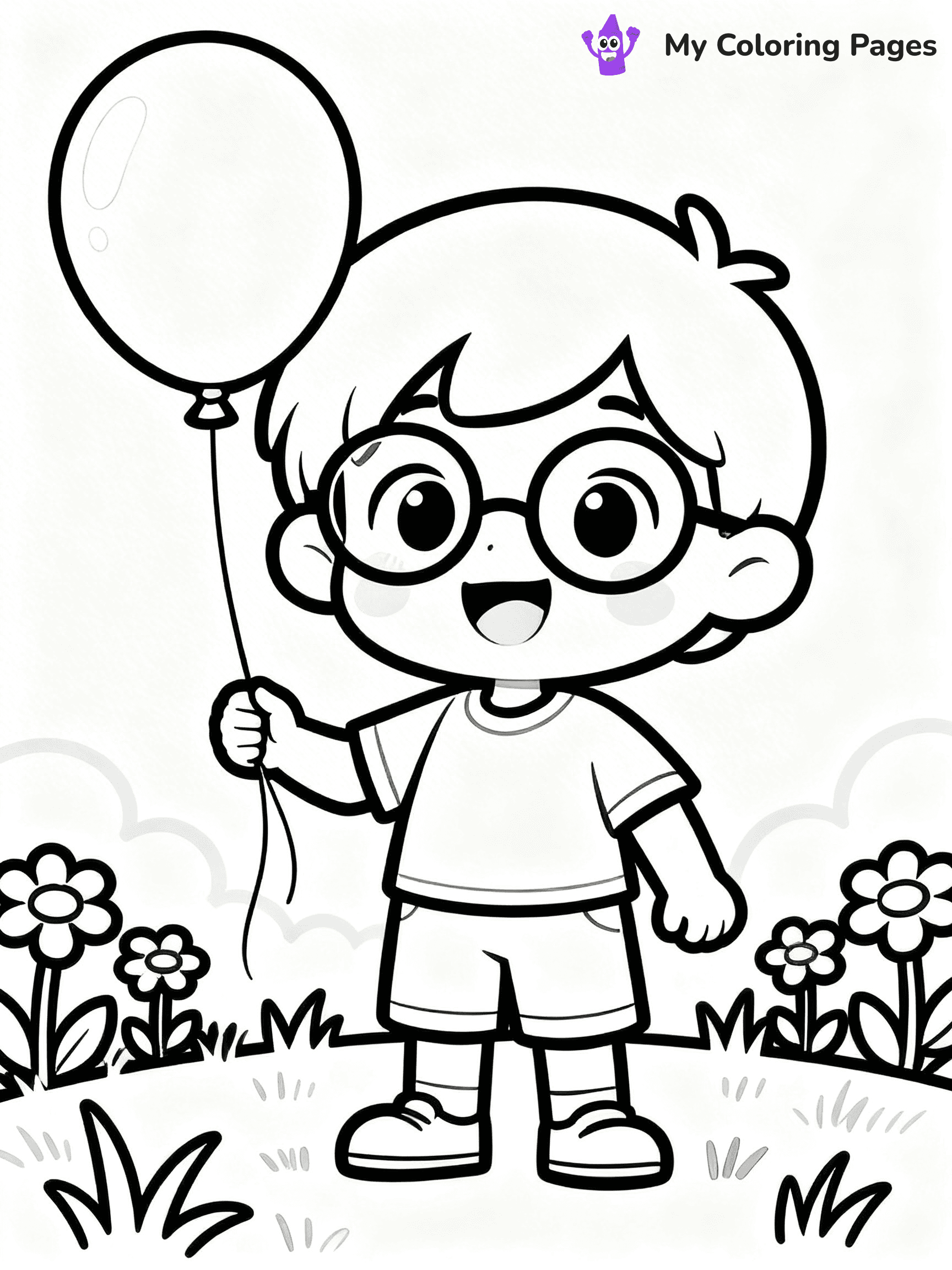 Glasses Coloring Pages - 13