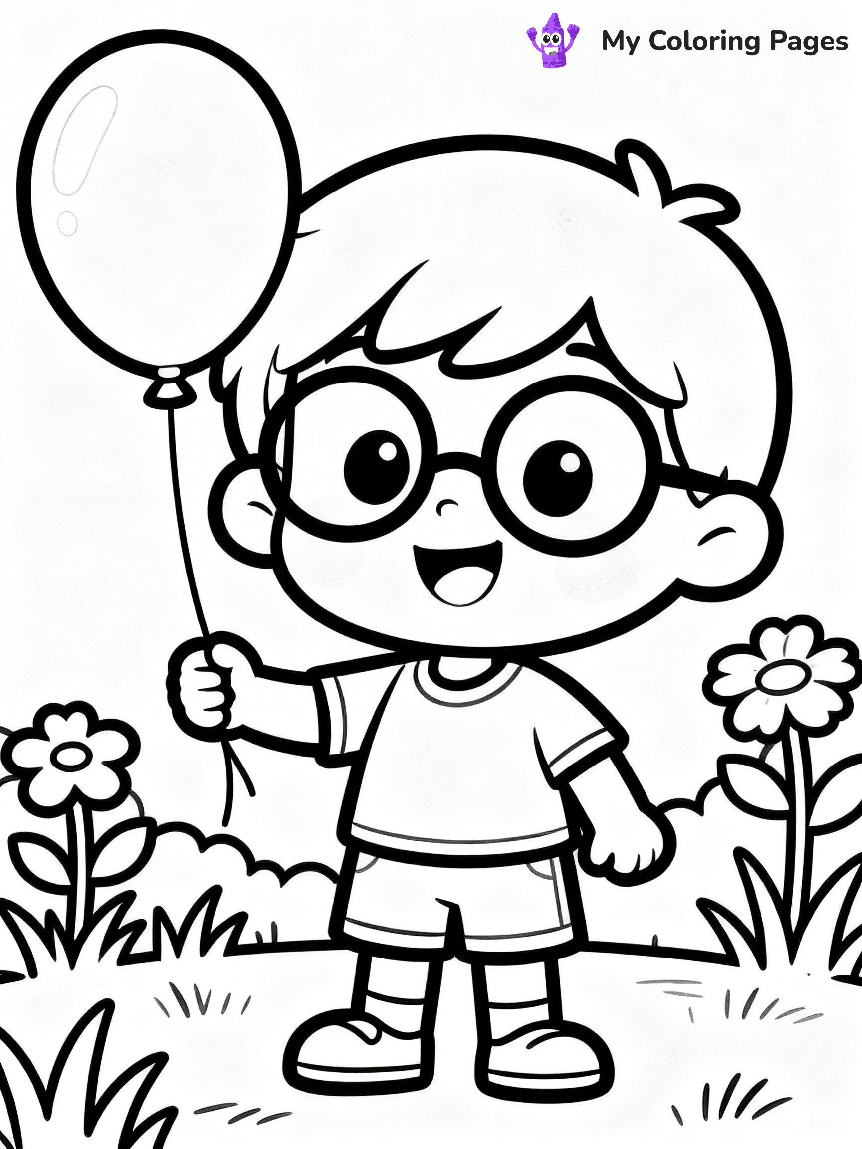 Glasses Coloring Pages - 11