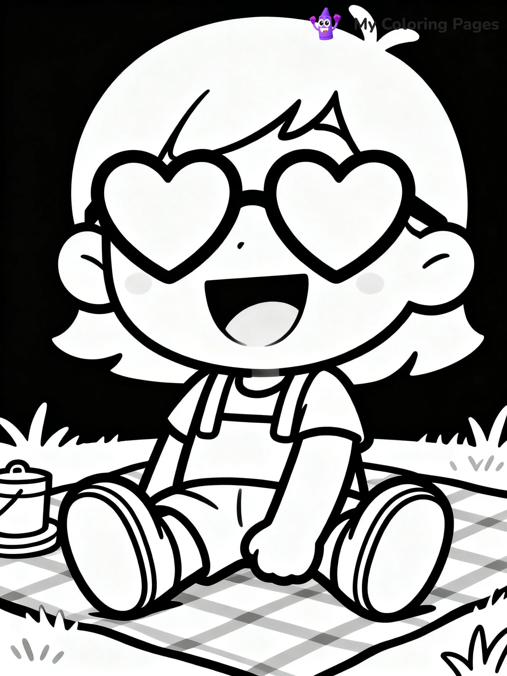 Glasses Coloring Pages - 7