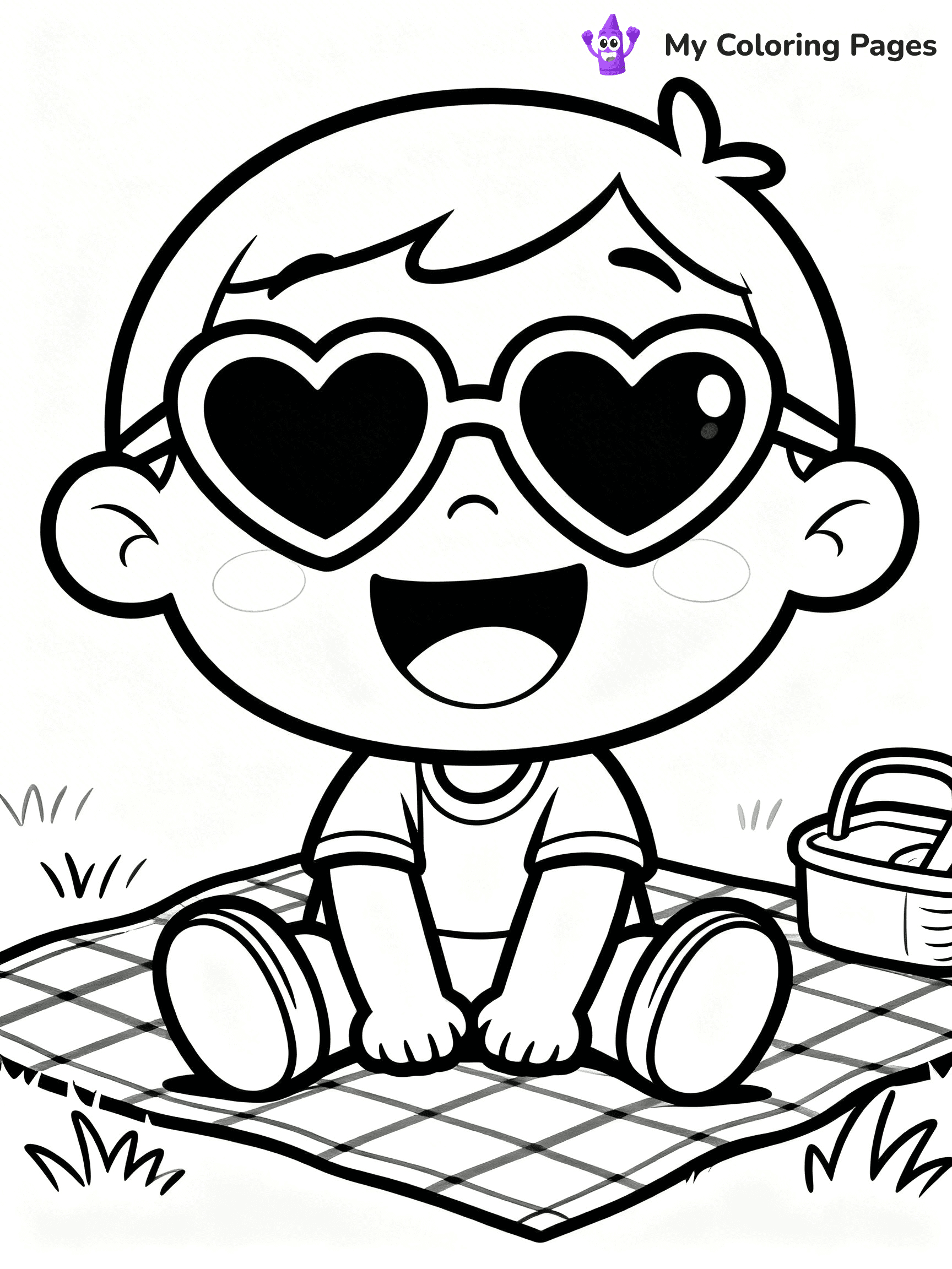 Glasses Coloring Pages - 6