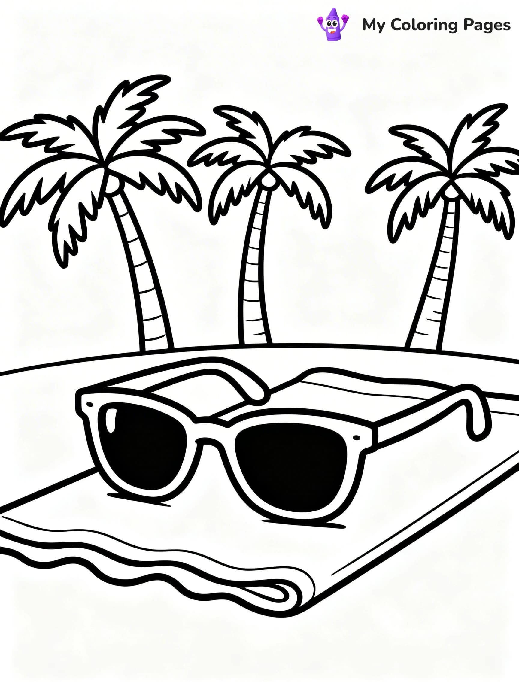 Glasses Coloring Pages - 5