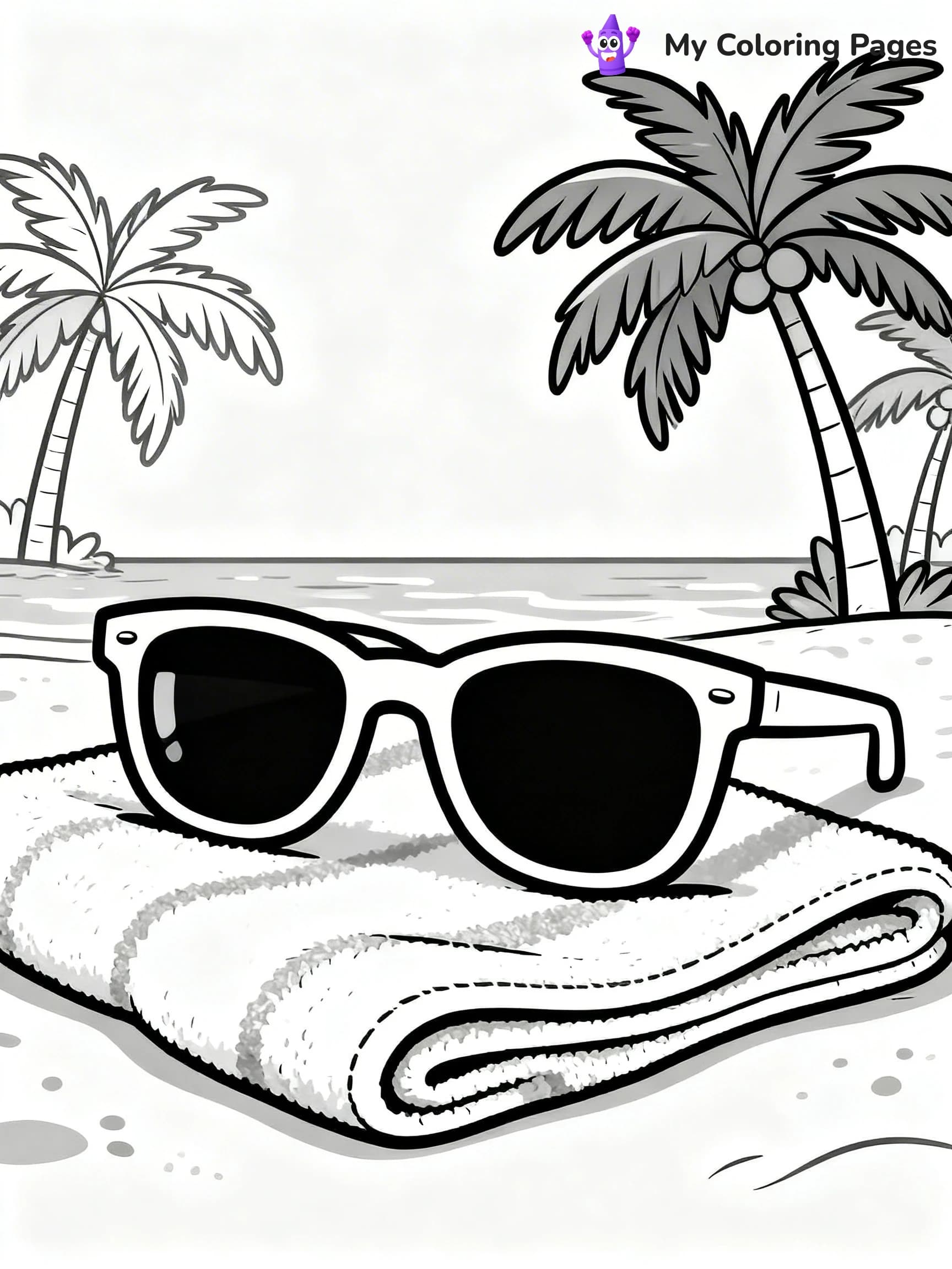 Glasses Coloring Pages - 3