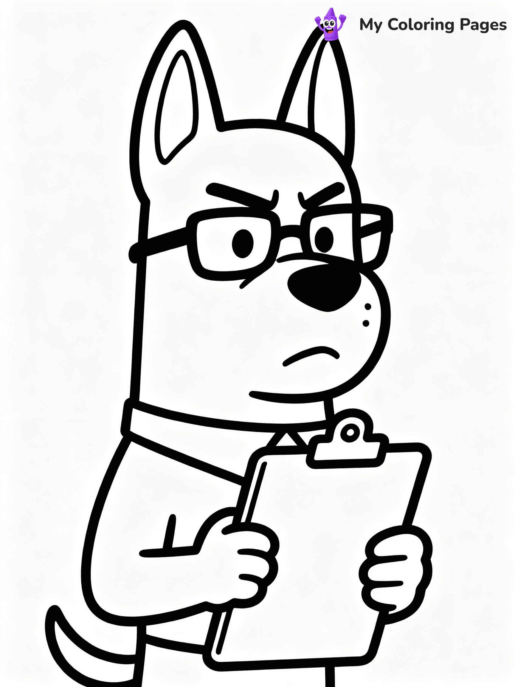 Dogman Coloring Pages - 28