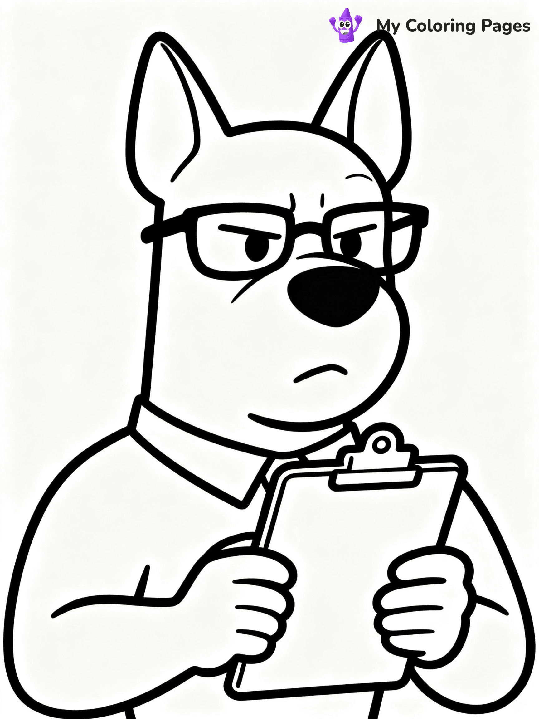 Dogman Coloring Pages - 25
