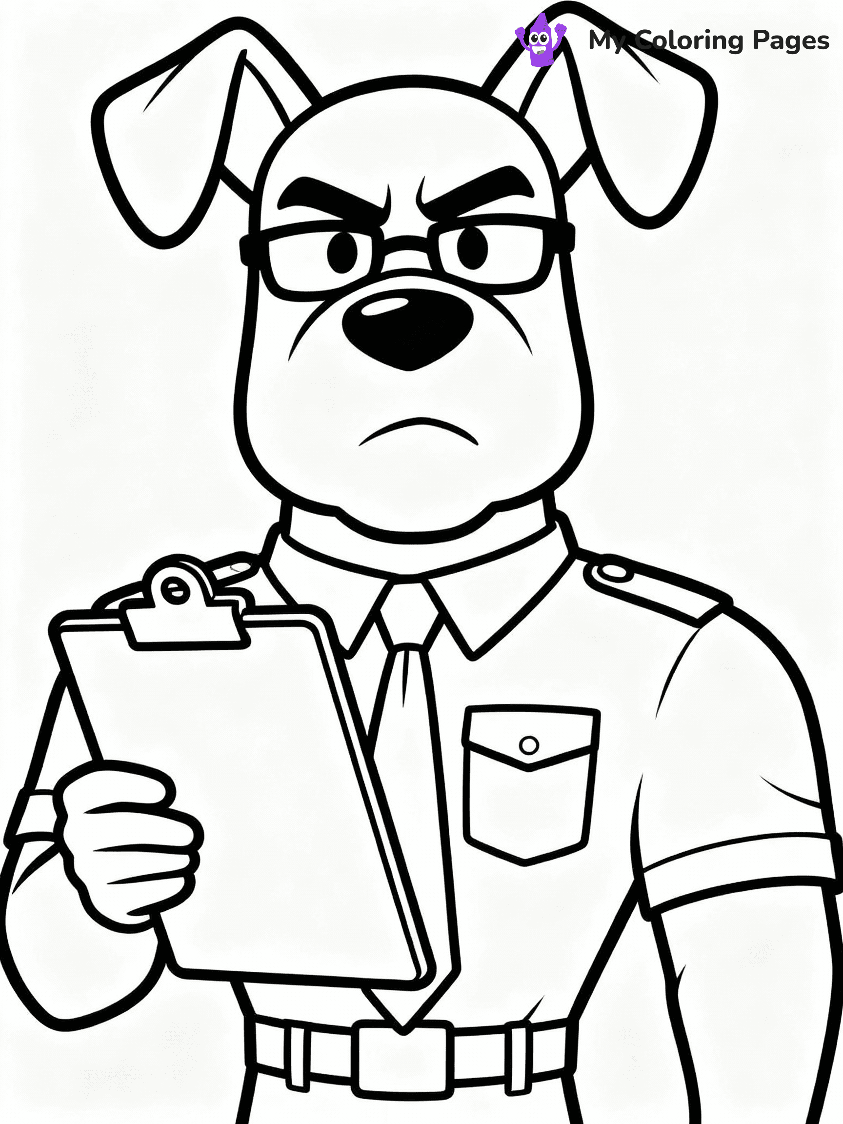 Dogman Coloring Pages - 23