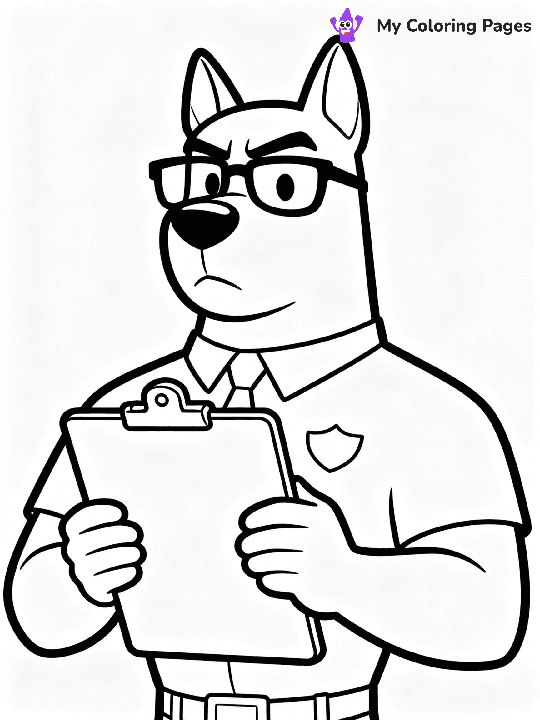 Dogman Coloring Pages - 20