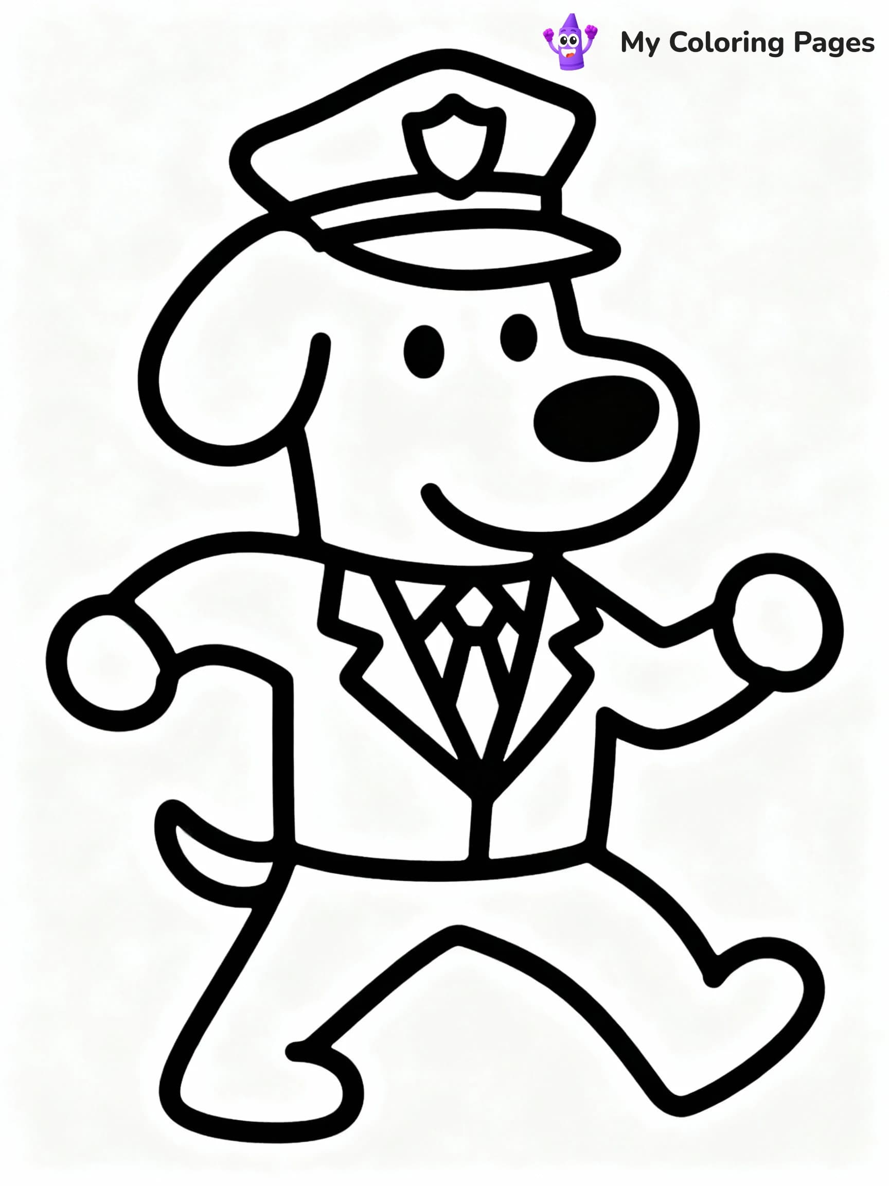 Dogman Coloring Pages - 1