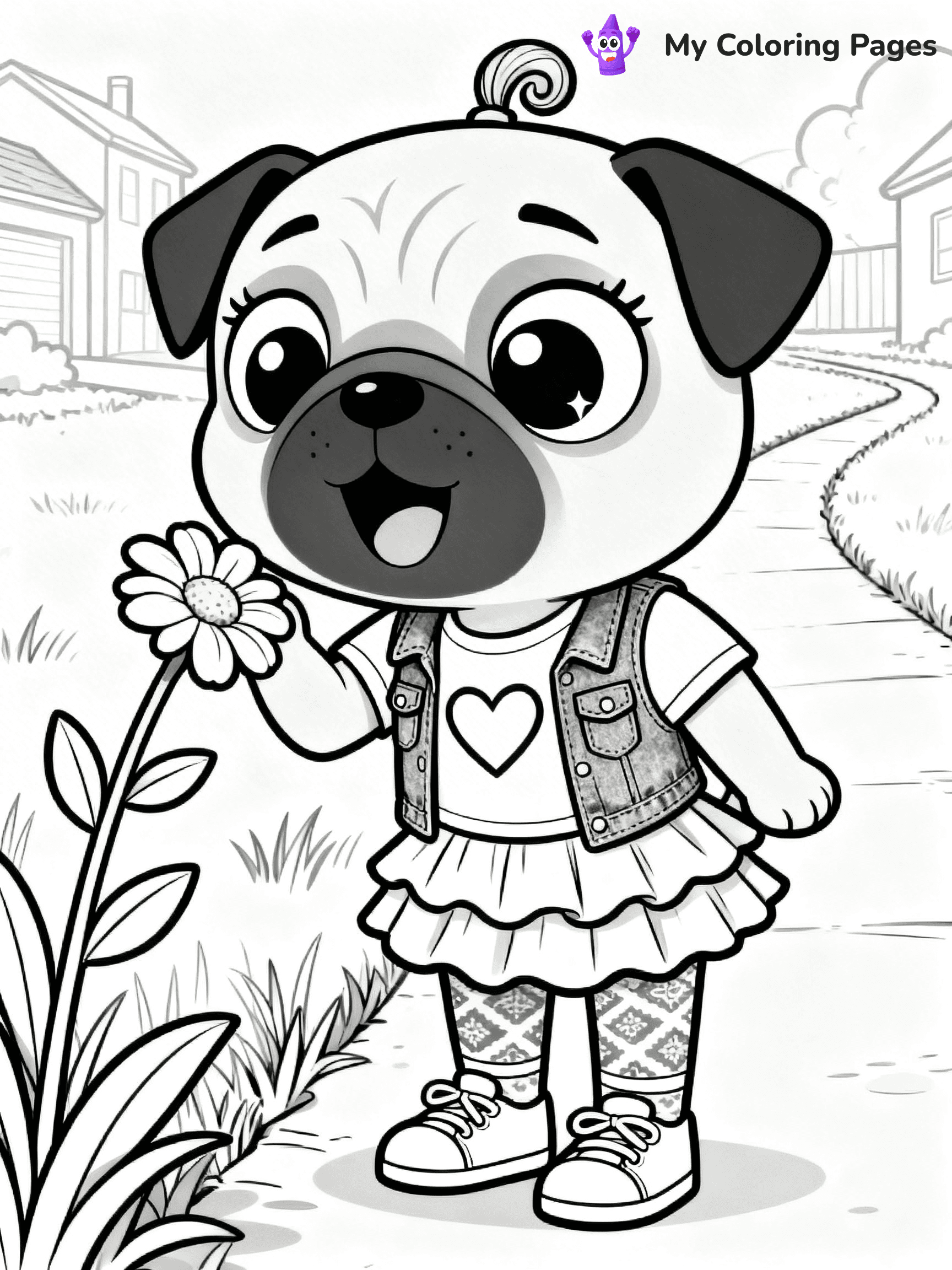 Chip And Potato Coloring Pages - 19