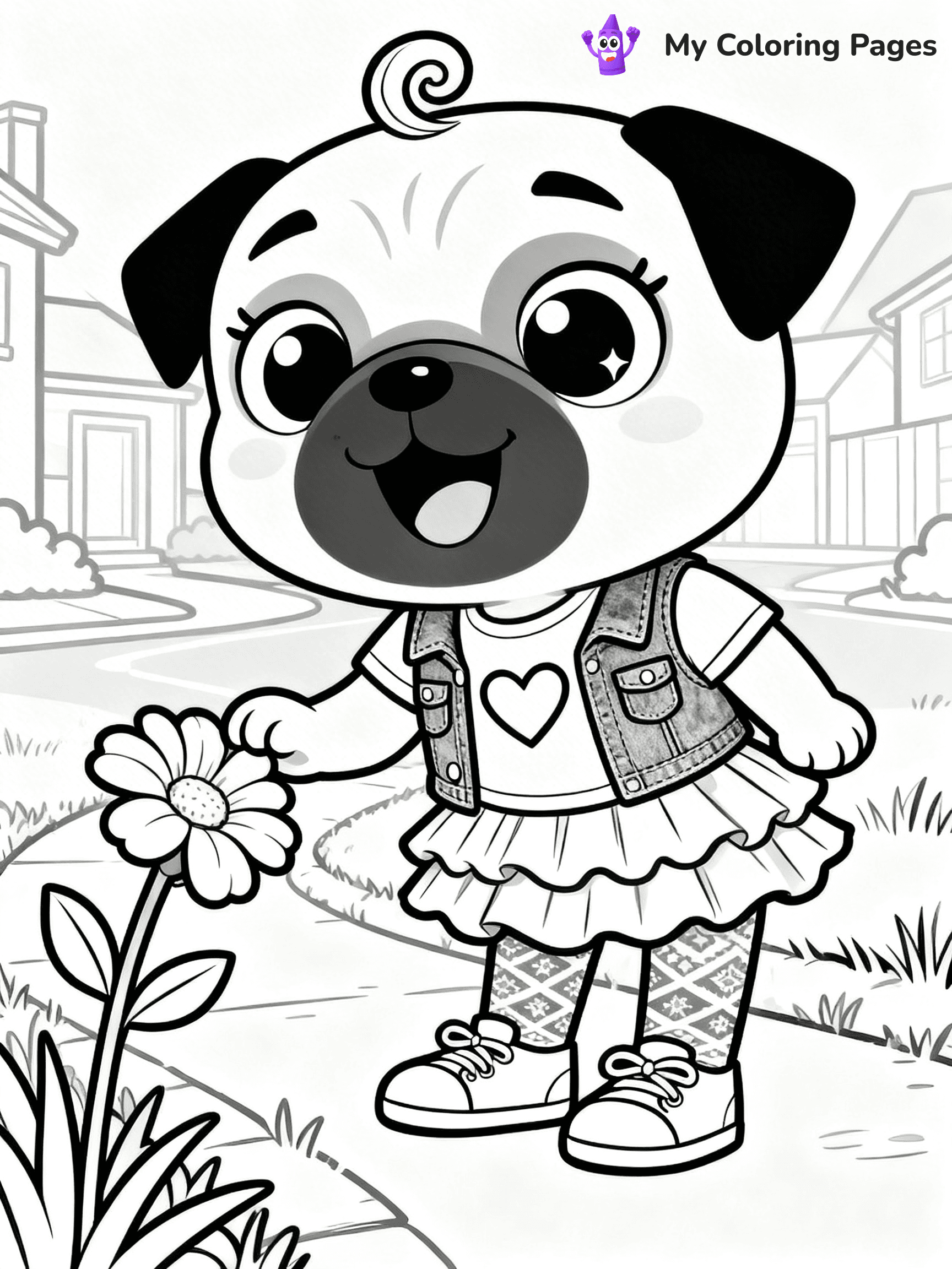 Chip And Potato Coloring Pages - 18