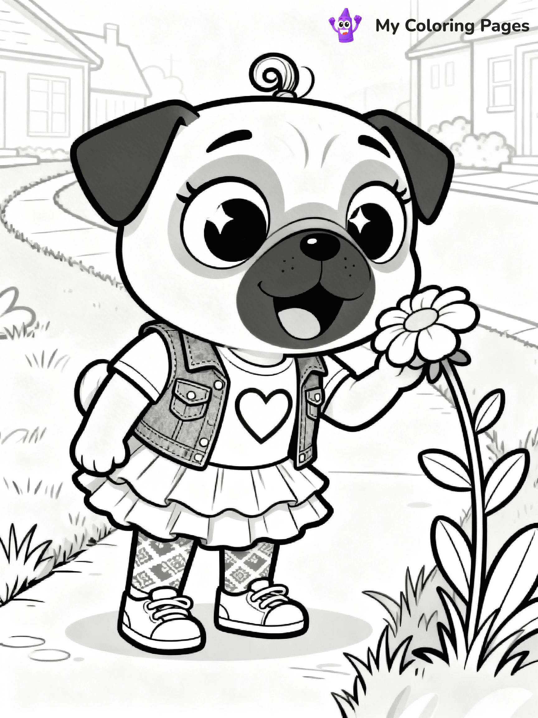 Chip And Potato Coloring Pages - 17
