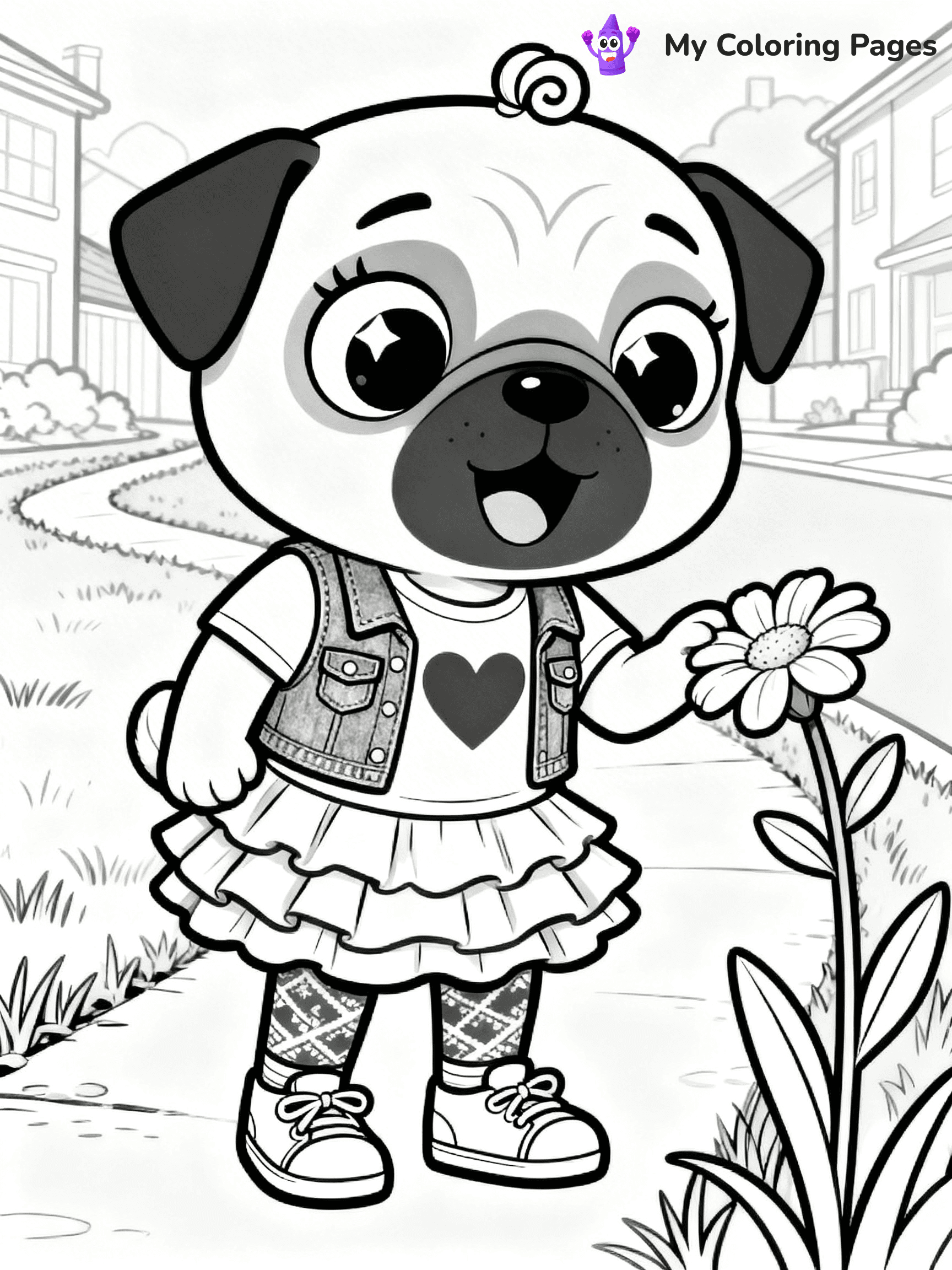 Chip And Potato Coloring Pages - 15