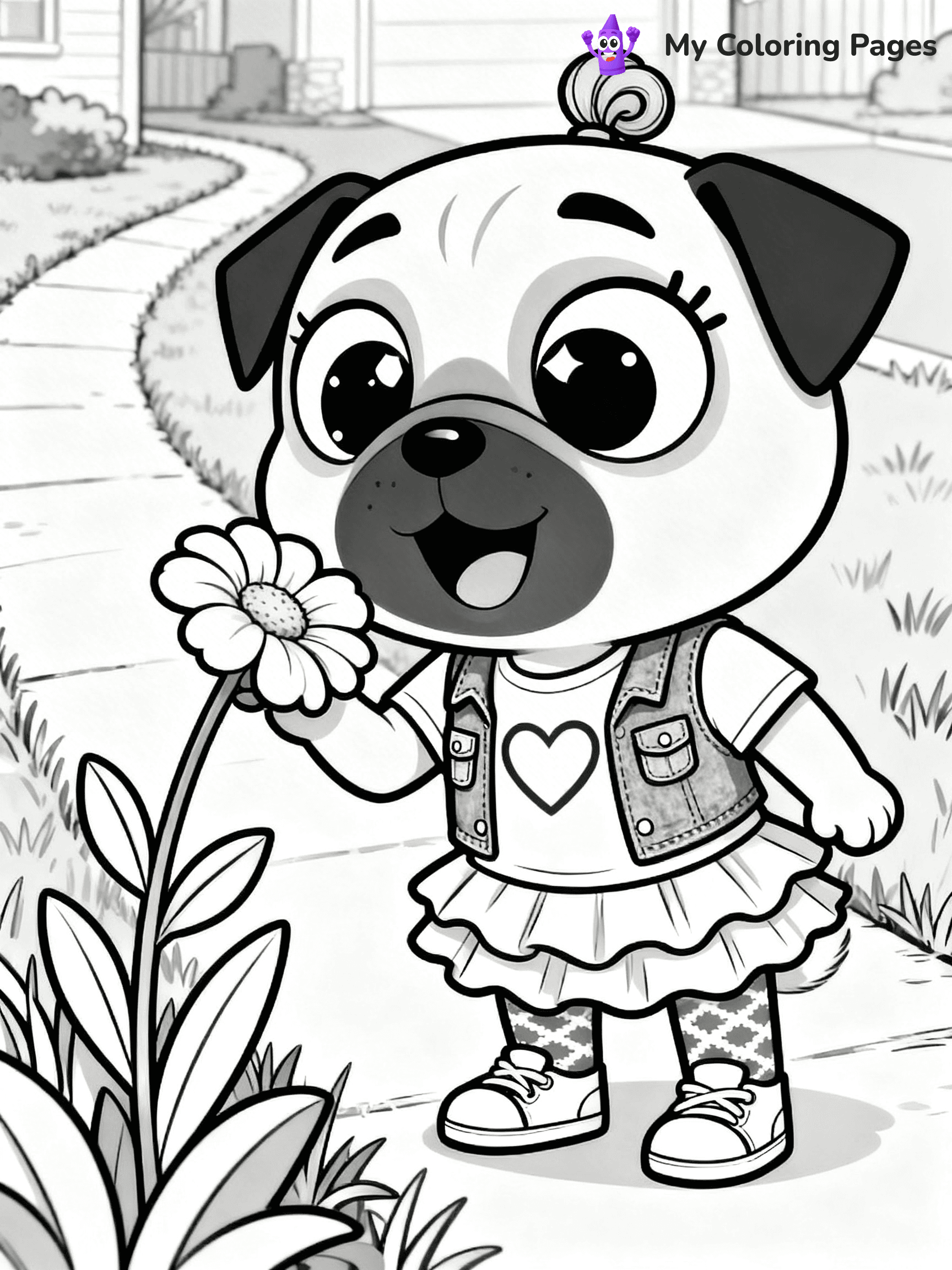 Chip And Potato Coloring Pages - 14