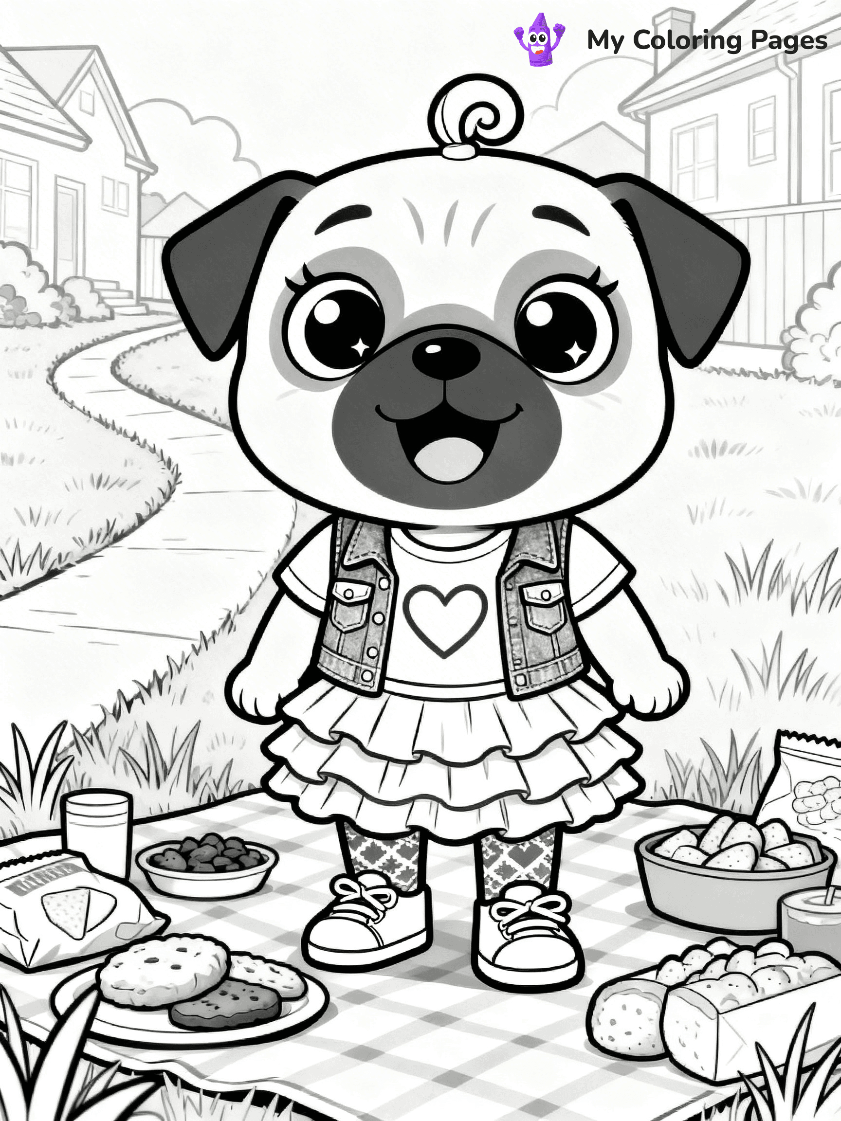 Chip And Potato Coloring Pages - 8