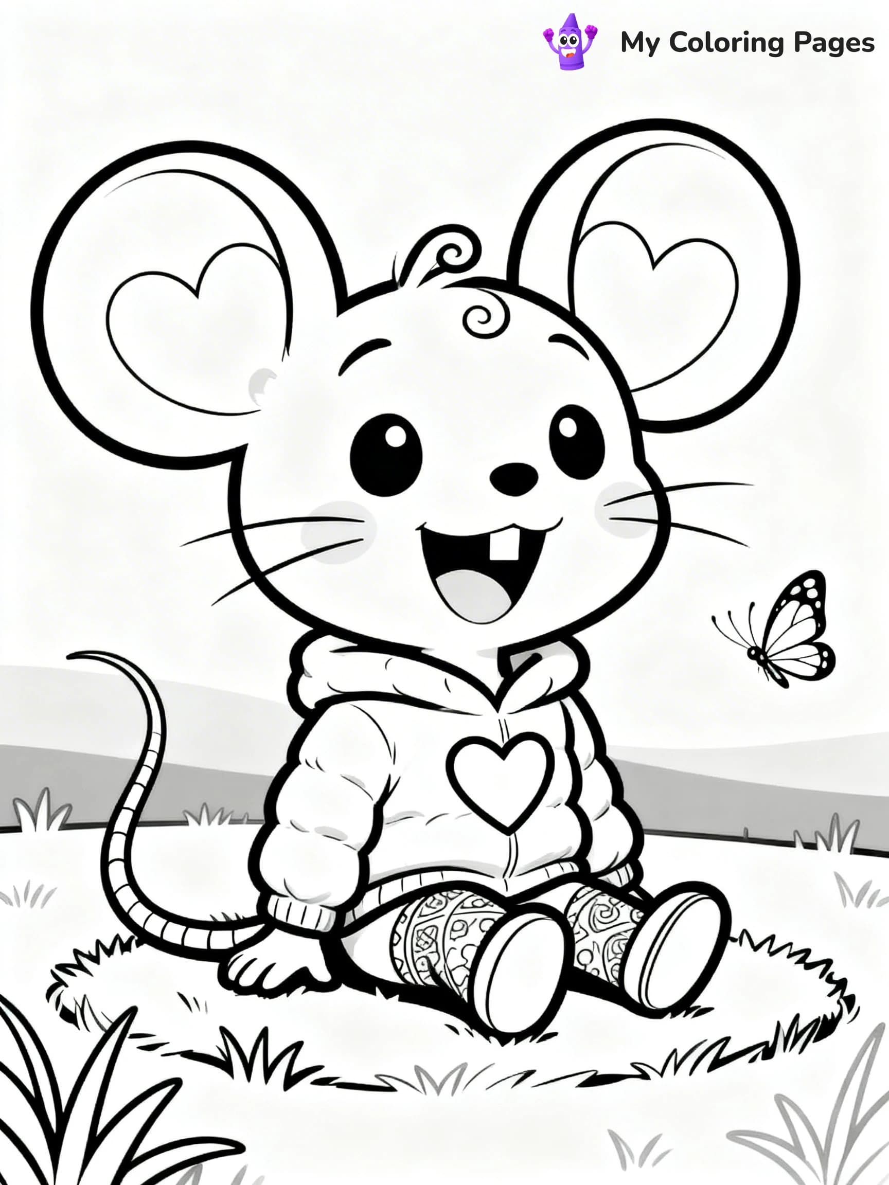 Chip And Potato Coloring Pages - 2