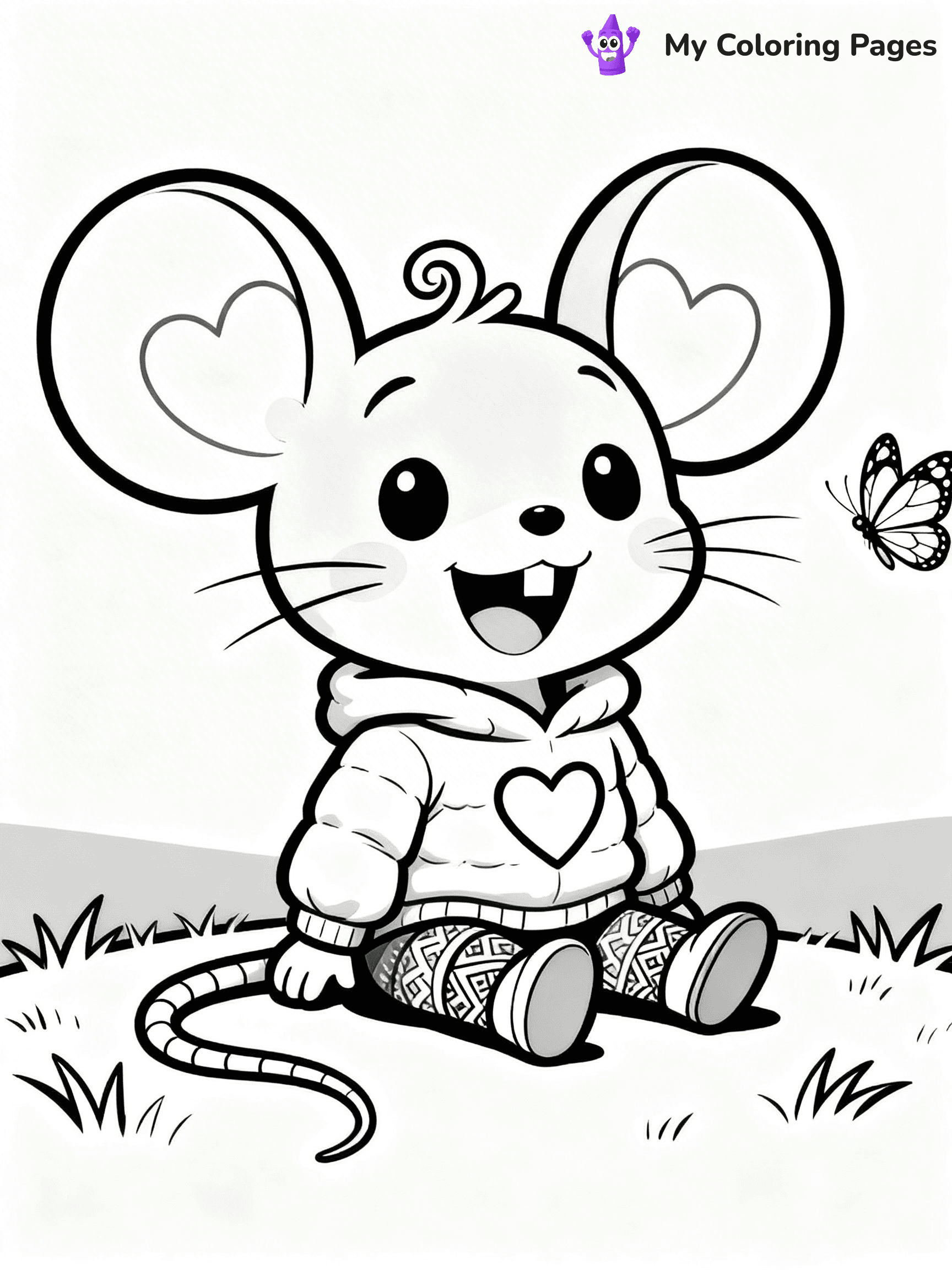 Chip And Potato Coloring Pages - 1