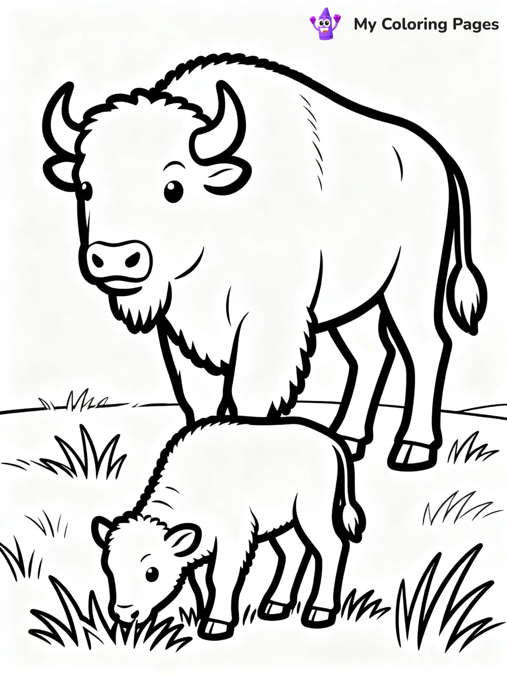 Bison Coloring Pages - 24