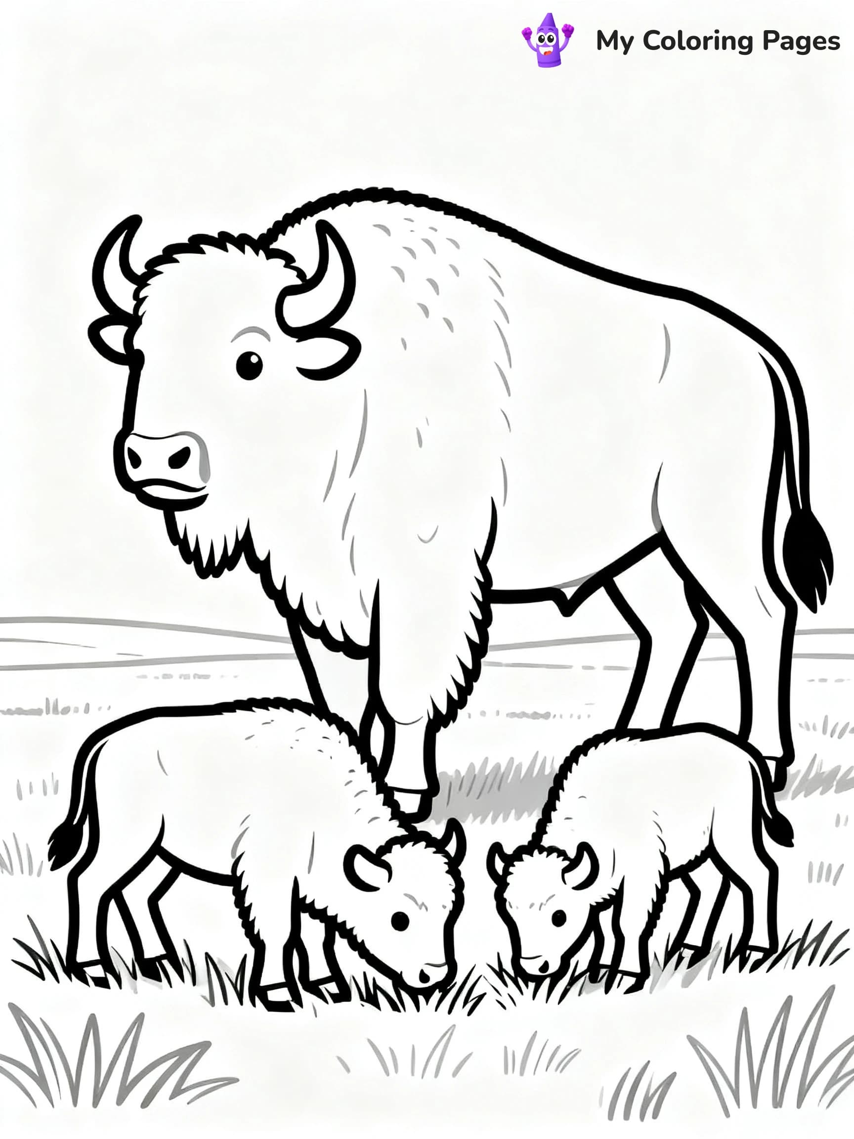 Bison Coloring Pages - 23