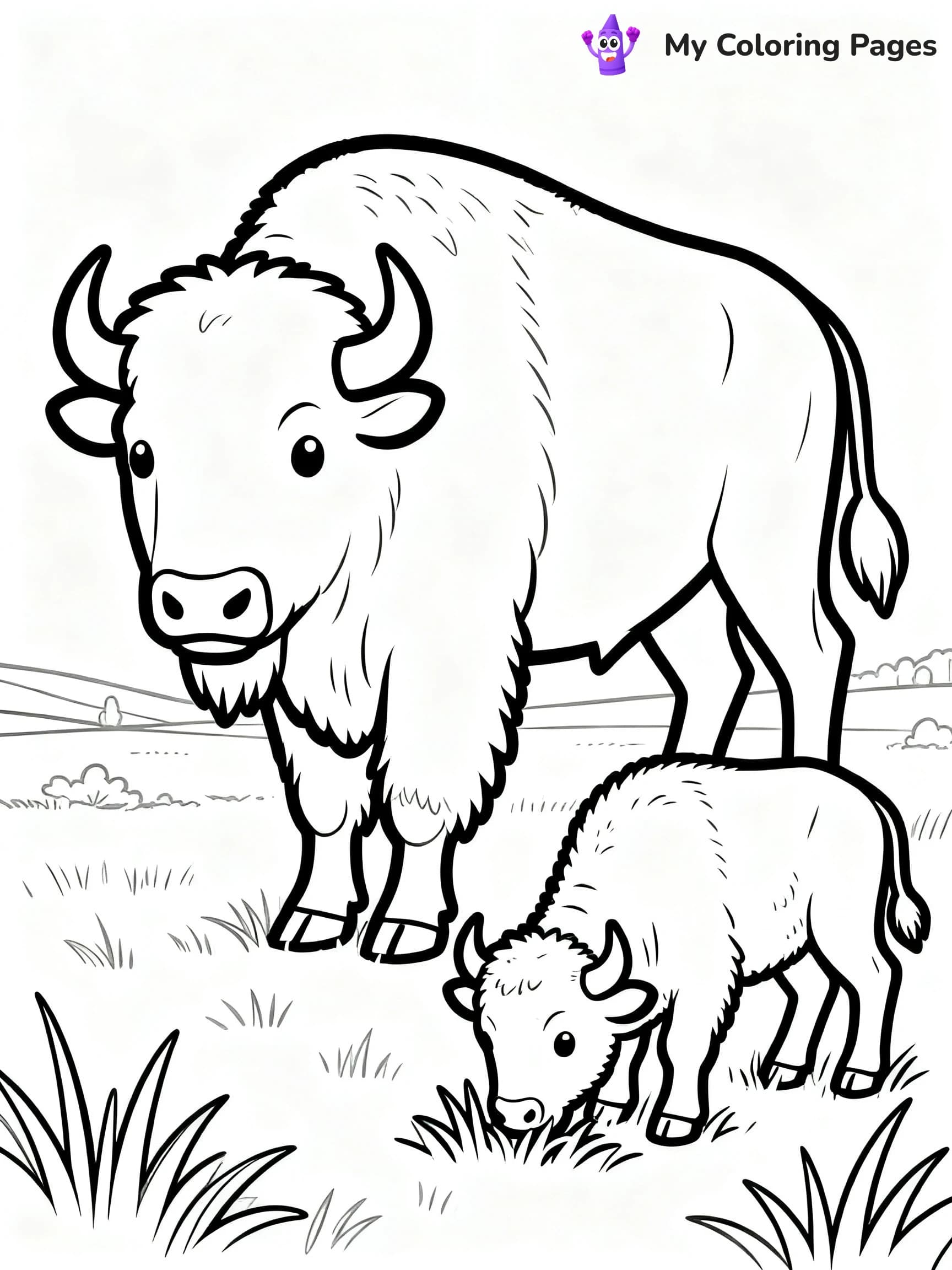 Bison Coloring Pages - 22