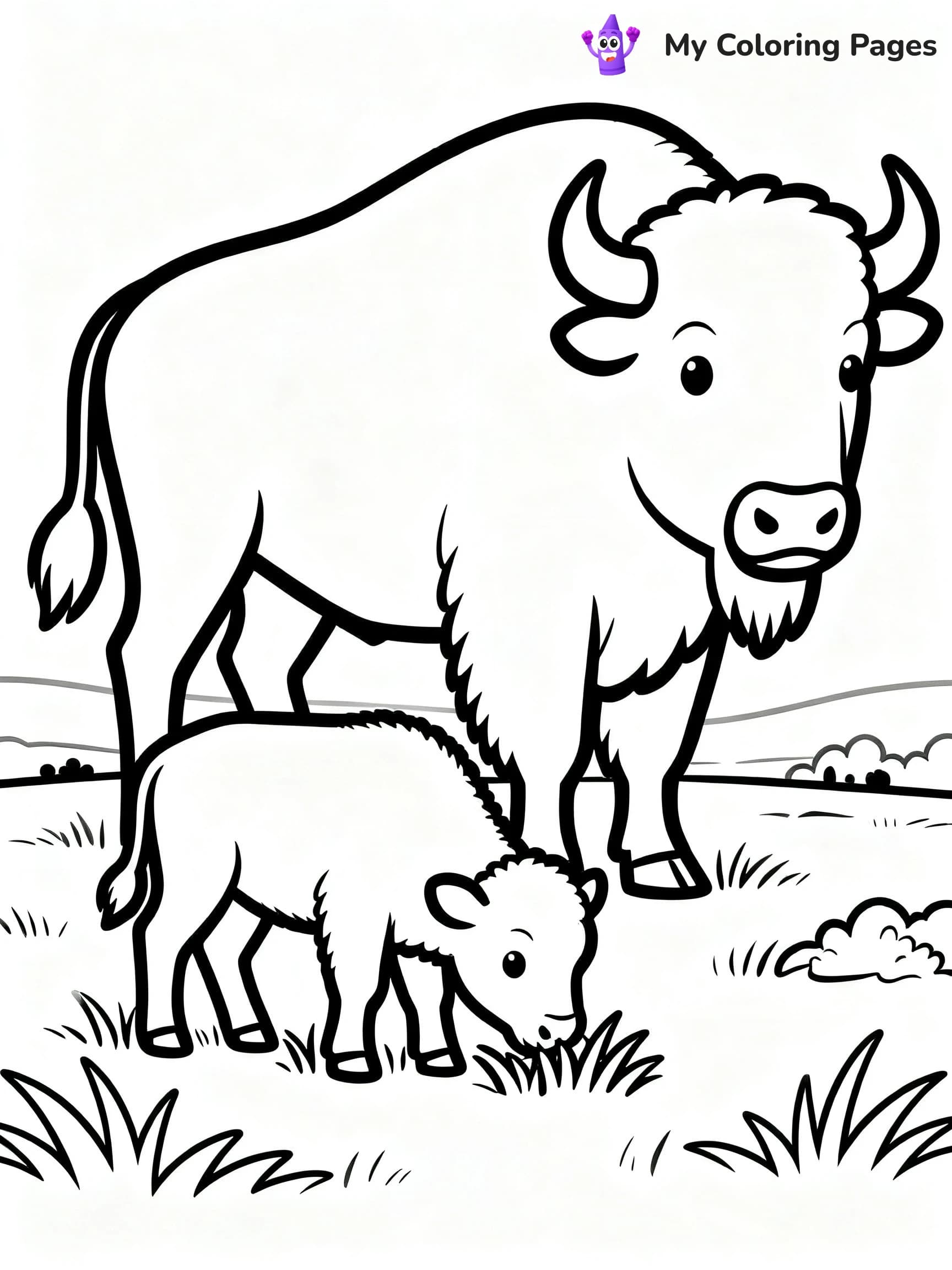 Bison Coloring Pages - 20