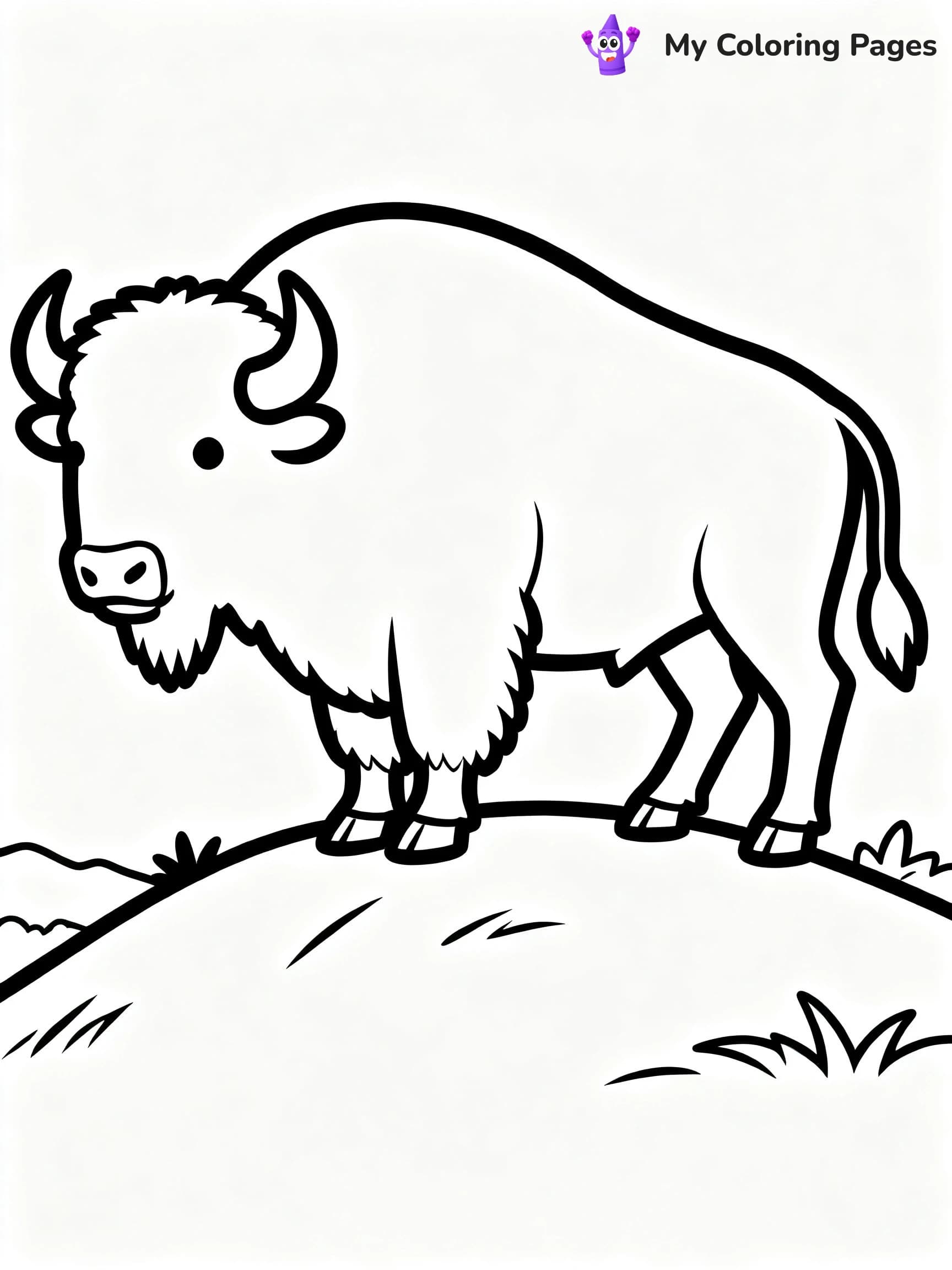 Bison Coloring Pages - 18