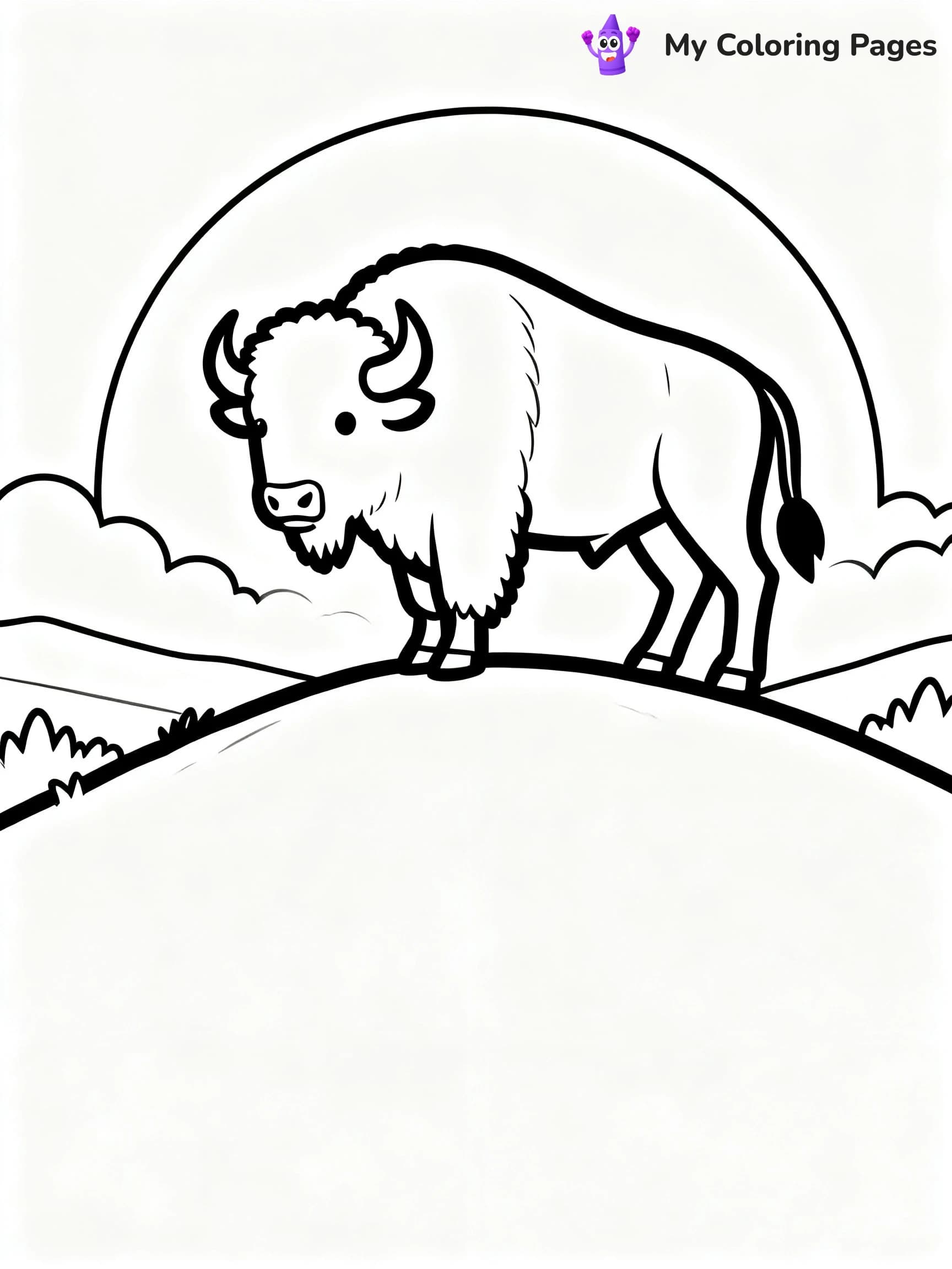 Bison Coloring Pages - 15