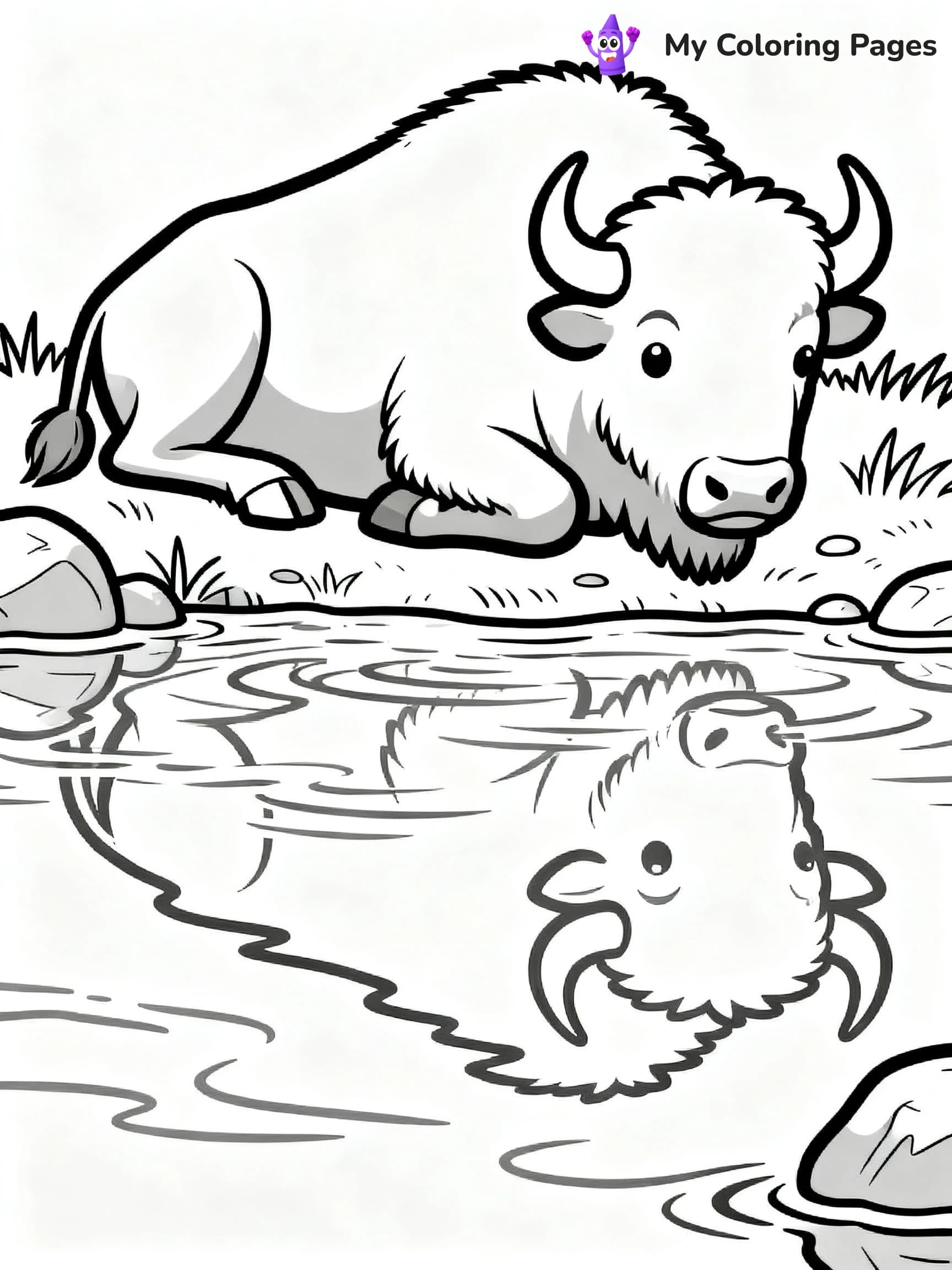 Bison Coloring Pages - 5