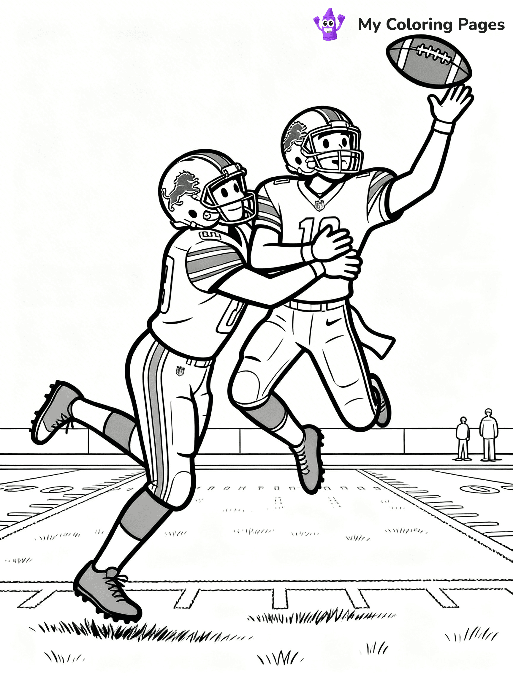 Detroit Lions Coloring Pages - 30