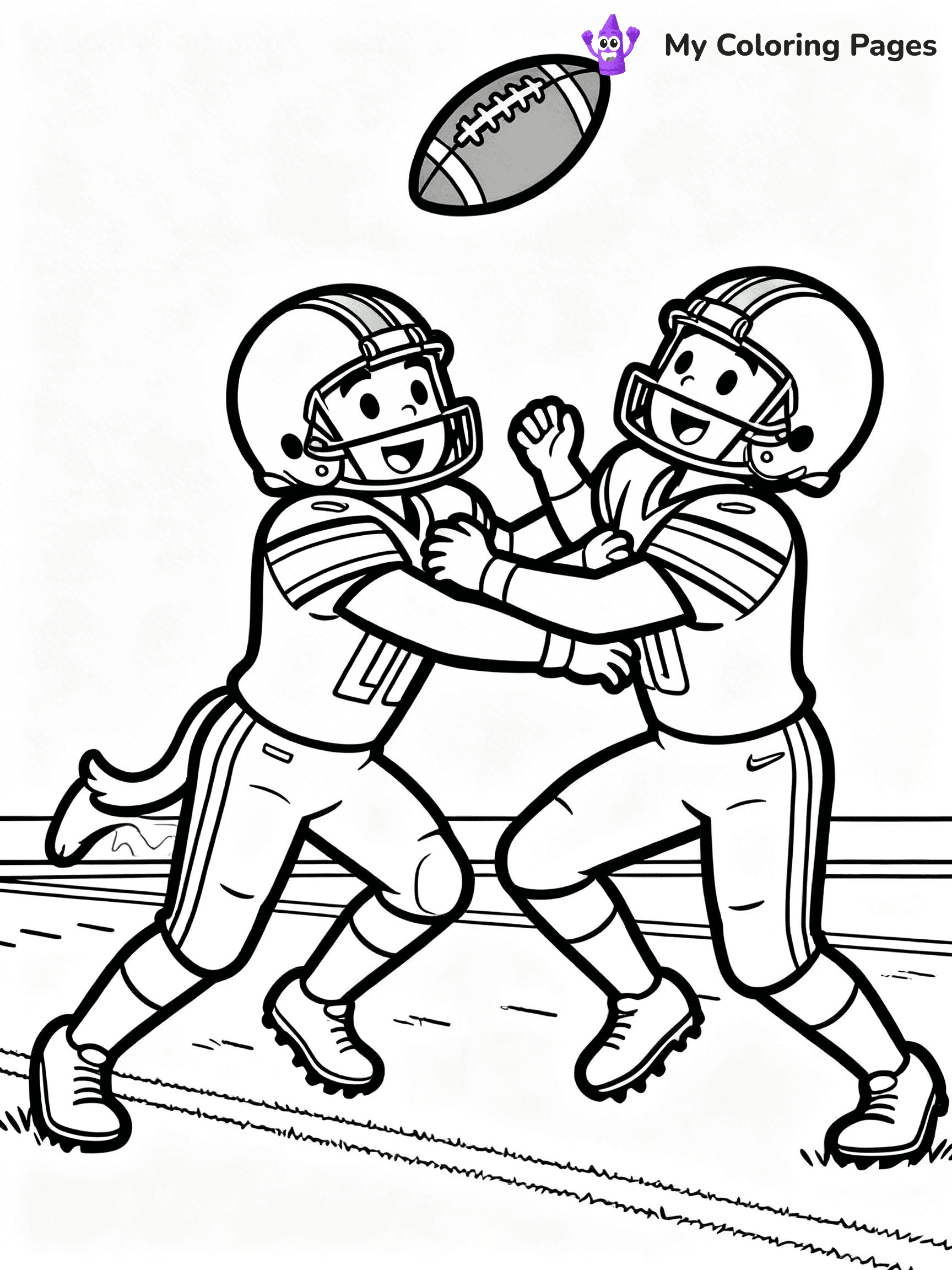 Detroit Lions Coloring Pages - 25