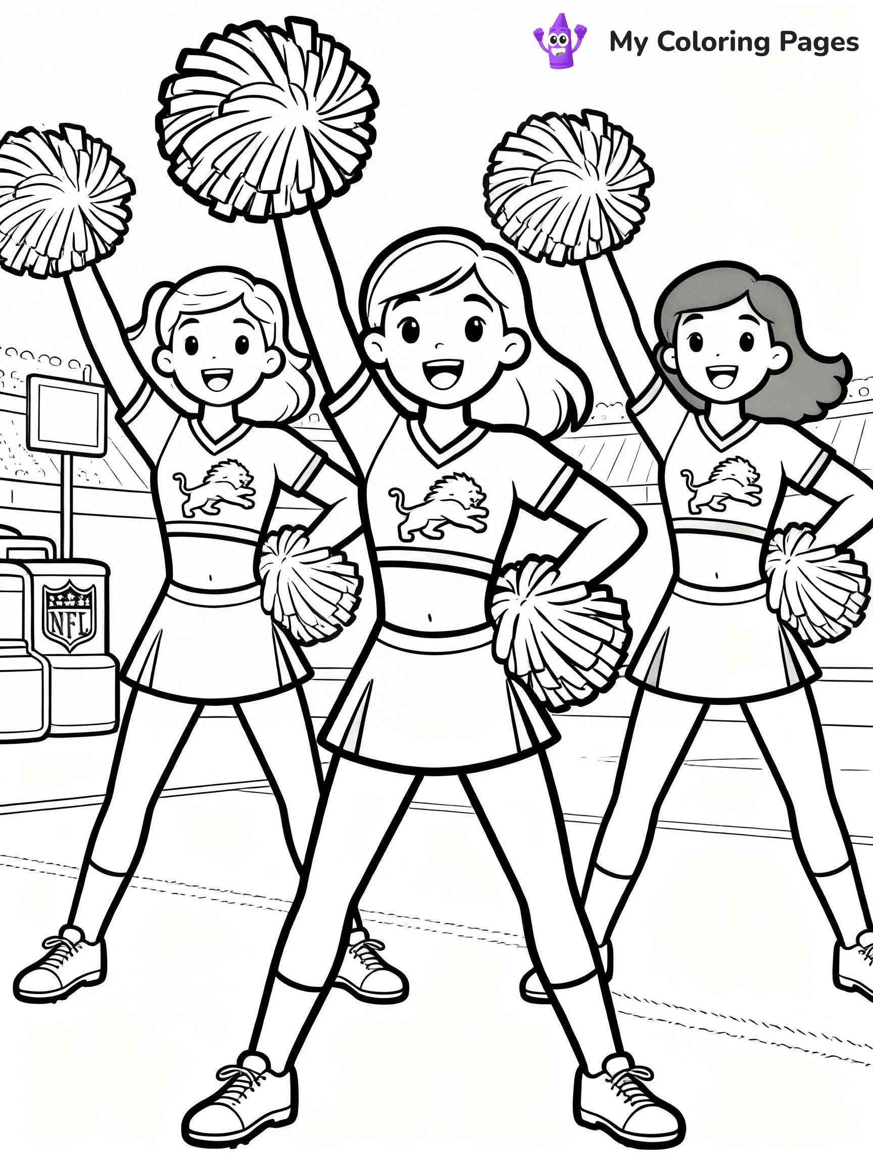 Detroit Lions Coloring Pages - 19