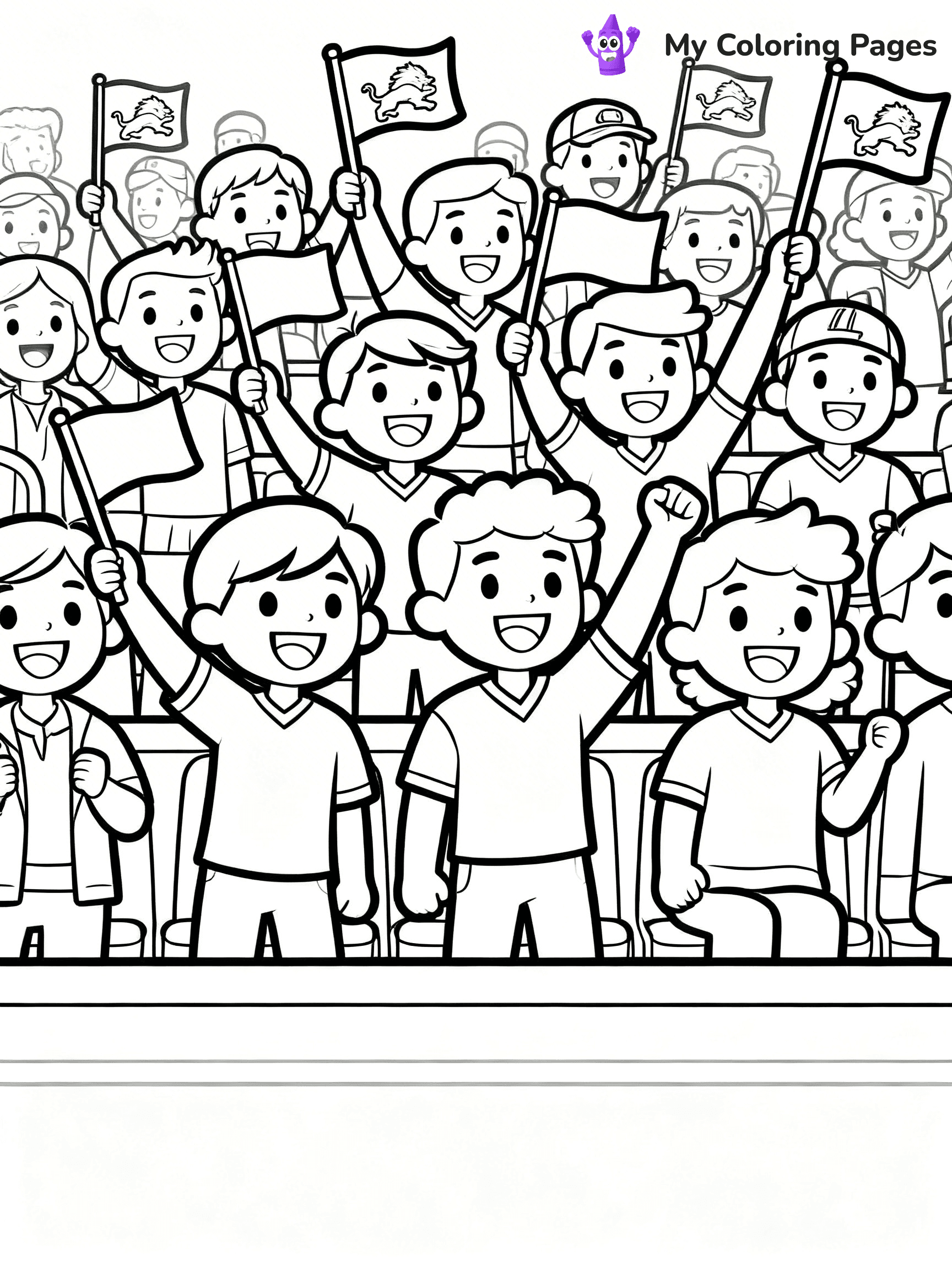 Detroit Lions Coloring Pages - 3